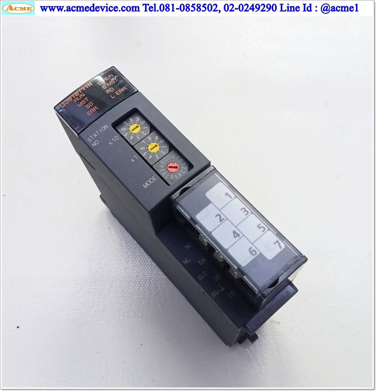 PLC Mitsubishi รุ่น QJ61BT11N, CC-Link Master Unit, Serial 19