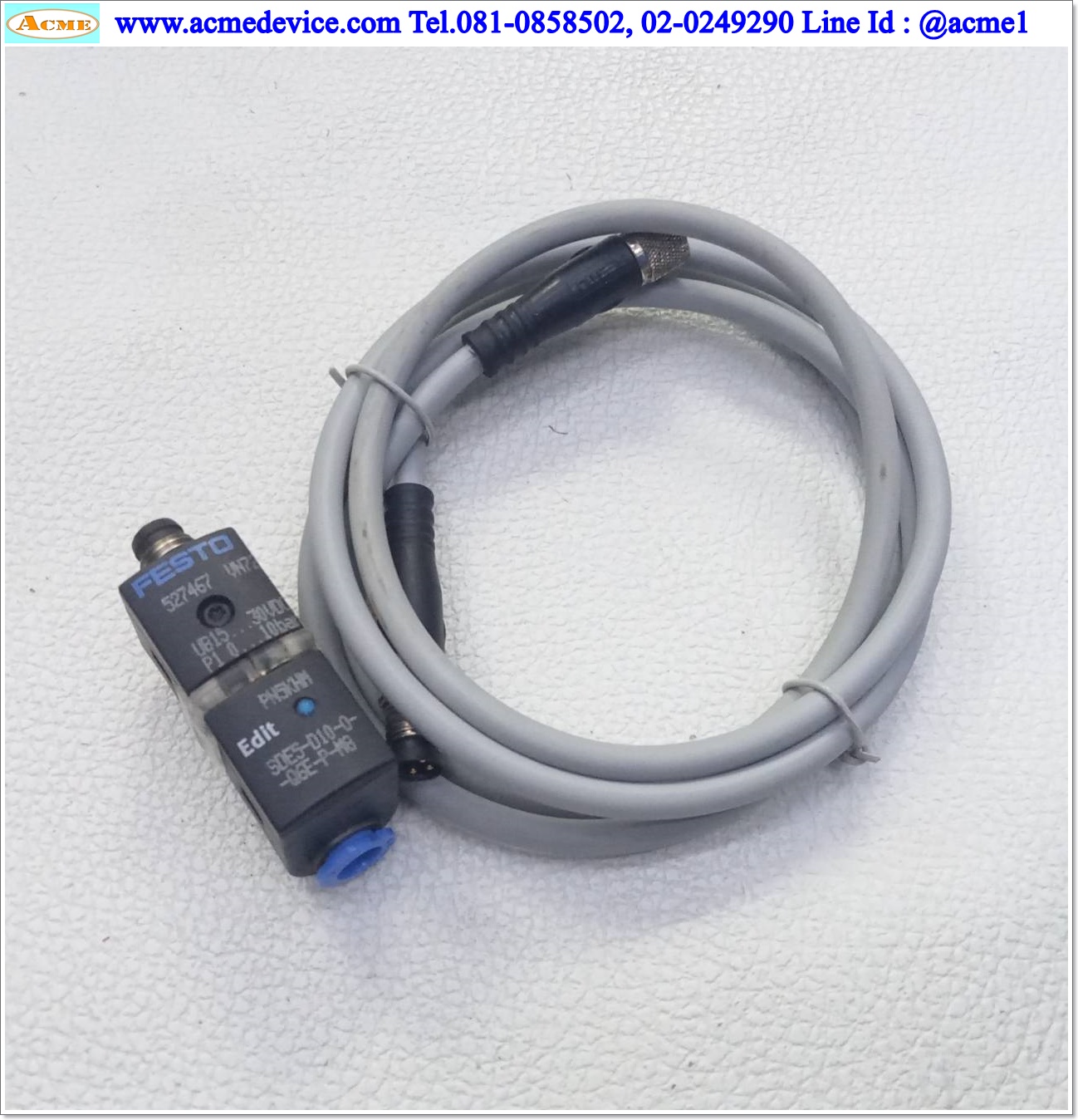 Pressure Festo รุ่น SDE5-D10-O-Q6E-P-M8, 0 - 10 bar, PNP