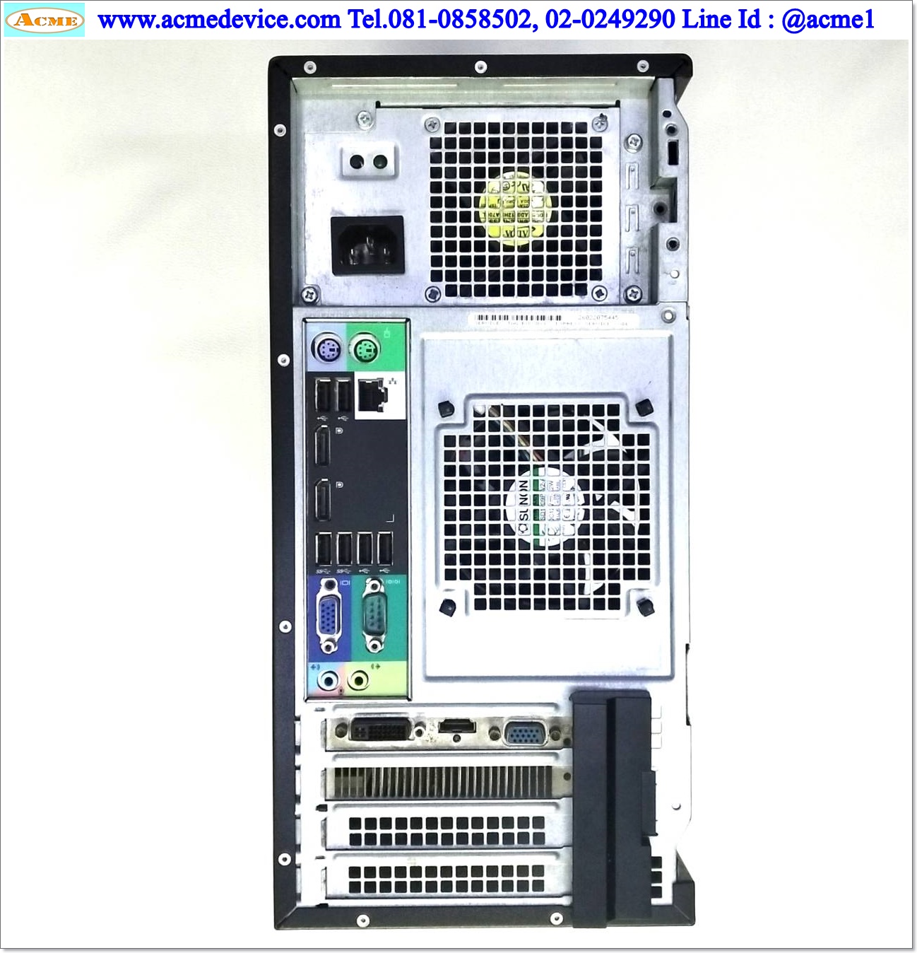 Computer Desktop Dell รุ่น Optiplex 7010, D09M, Core i5, RAM 4 GB, Windows 10 Pro