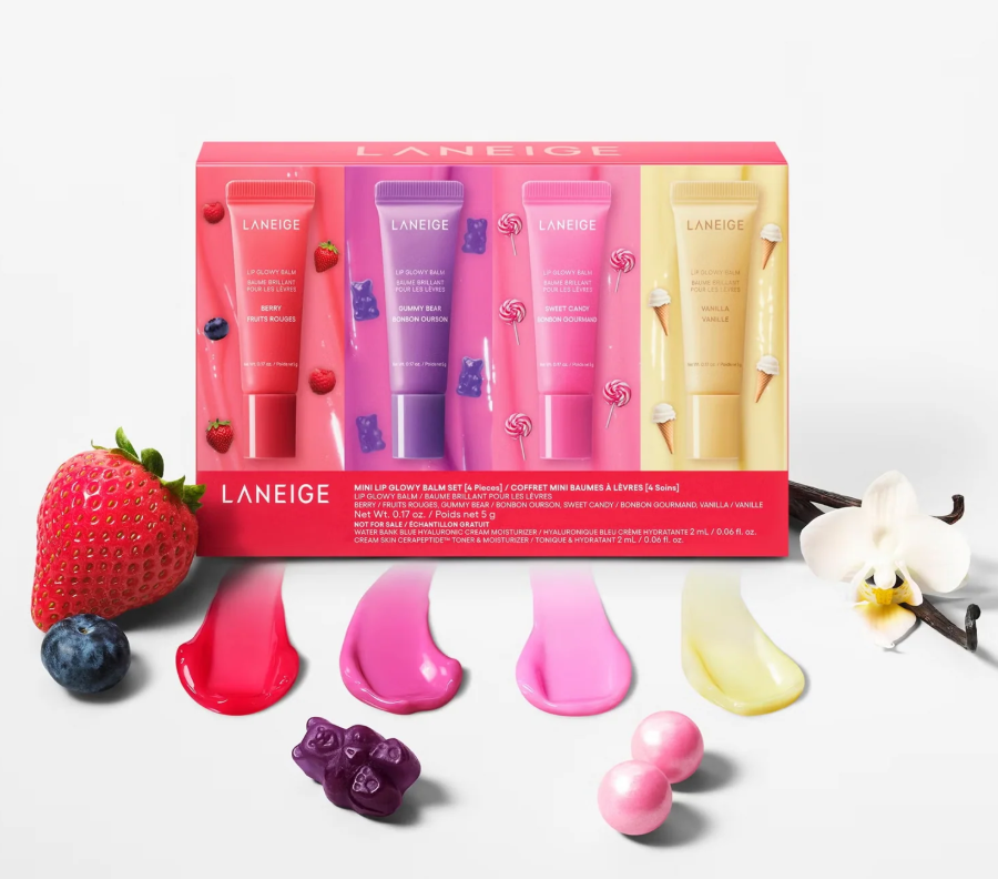 ลิปบำรุงลาเนจ Laneige Set Lip Glowy Balm 5g x 4 pcs