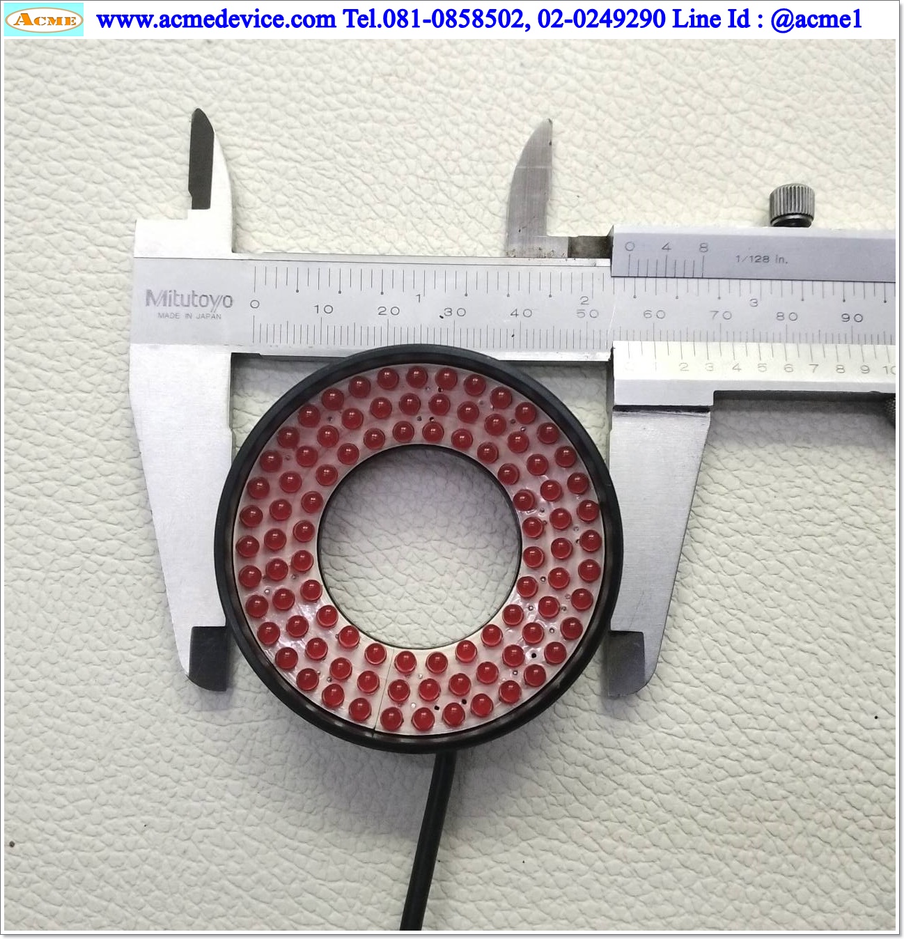 Lighting สีแดง Dia 56 mm.