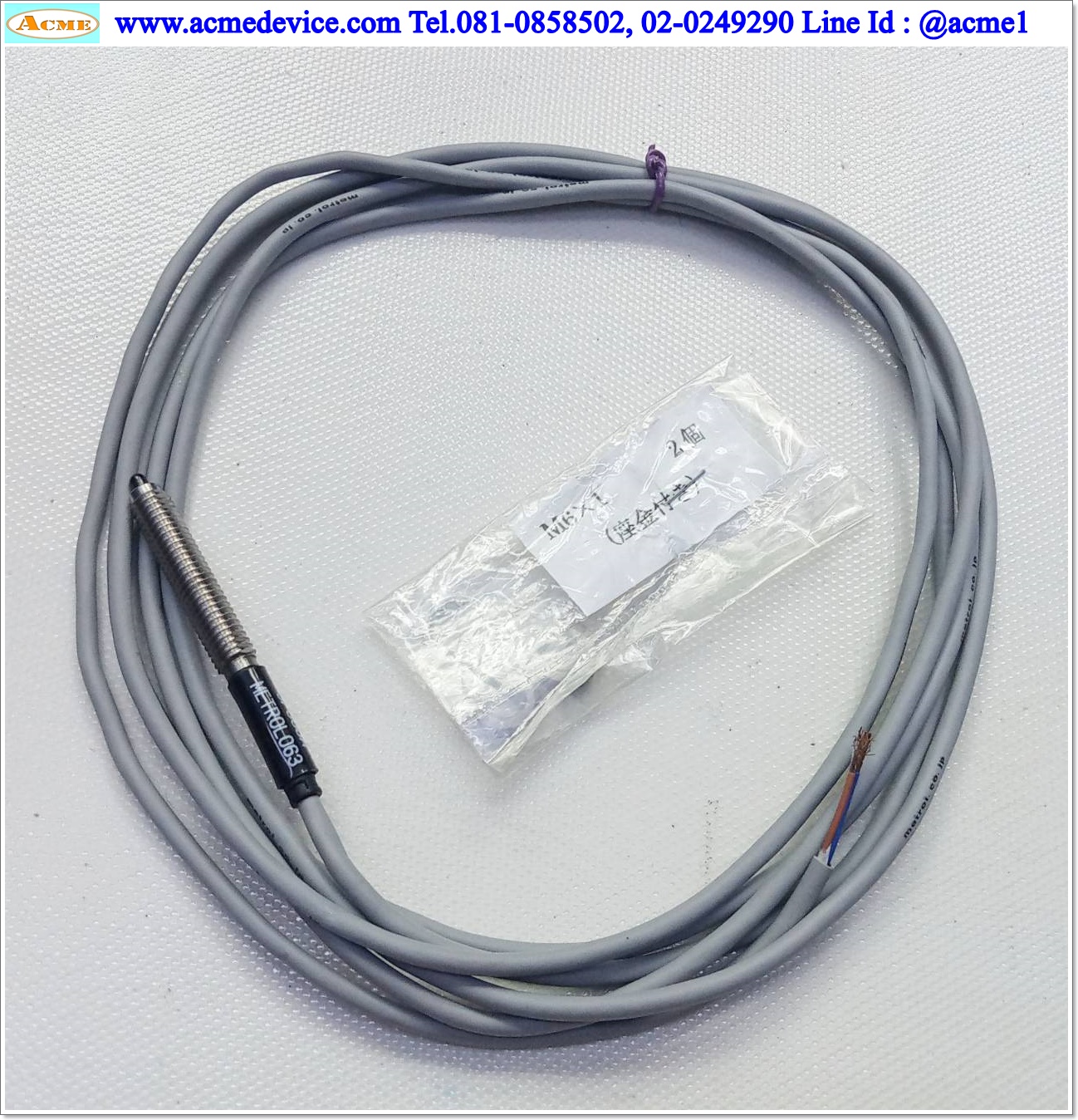 Limit Switch Precision Touch Metrol รุ่น SP060A, Dia.6 mm., Stroke 3 mm.