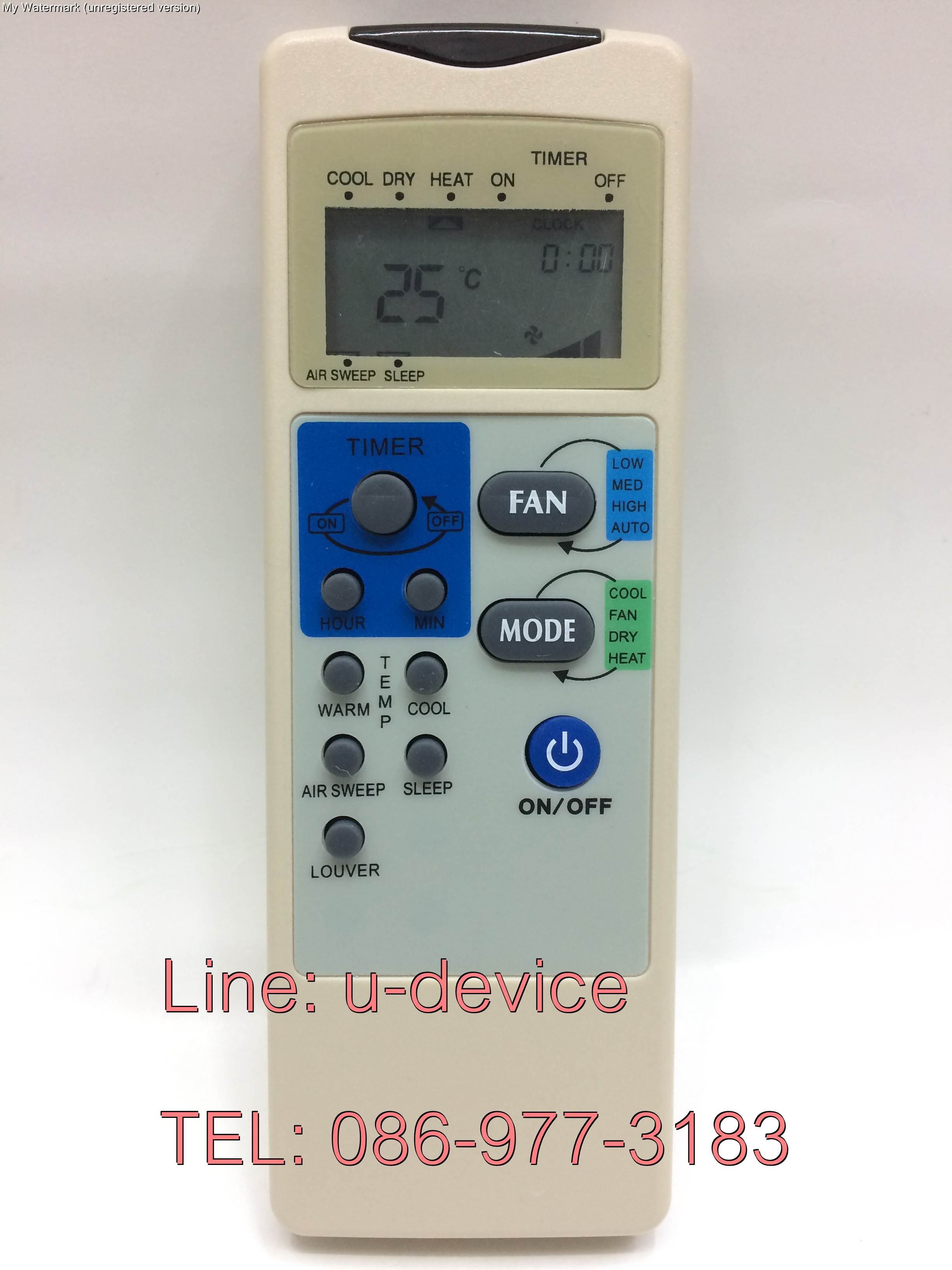 รีโมทแอร์ Daikin รุ่น CRG