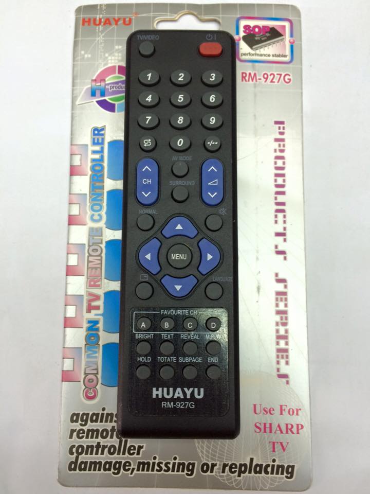 รีโมทรวมทีวี Sharp ใช้ได้ทุกรุ่น รุ่น927G