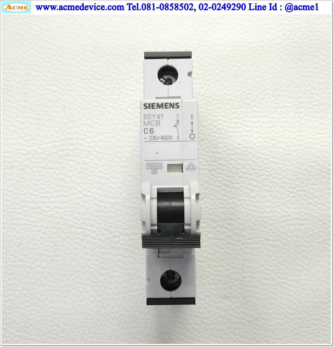 Breaker 1P Siemens รุ่น 5SY4106-7, 6A