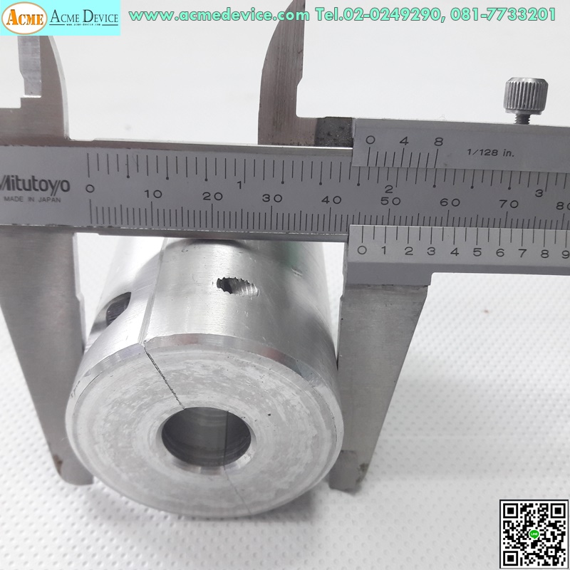 Coupling Hersey Clutch ขนาด ID 0.625"/0.75", OD 1-7/8", L 2-1/2", RC-5/8x3/4", Rigid Shaft Coupling