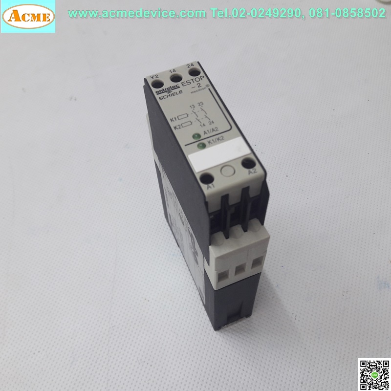 Safety Relay entrelec Schiele รุ่น ESTOP-2, 24VAC/DC