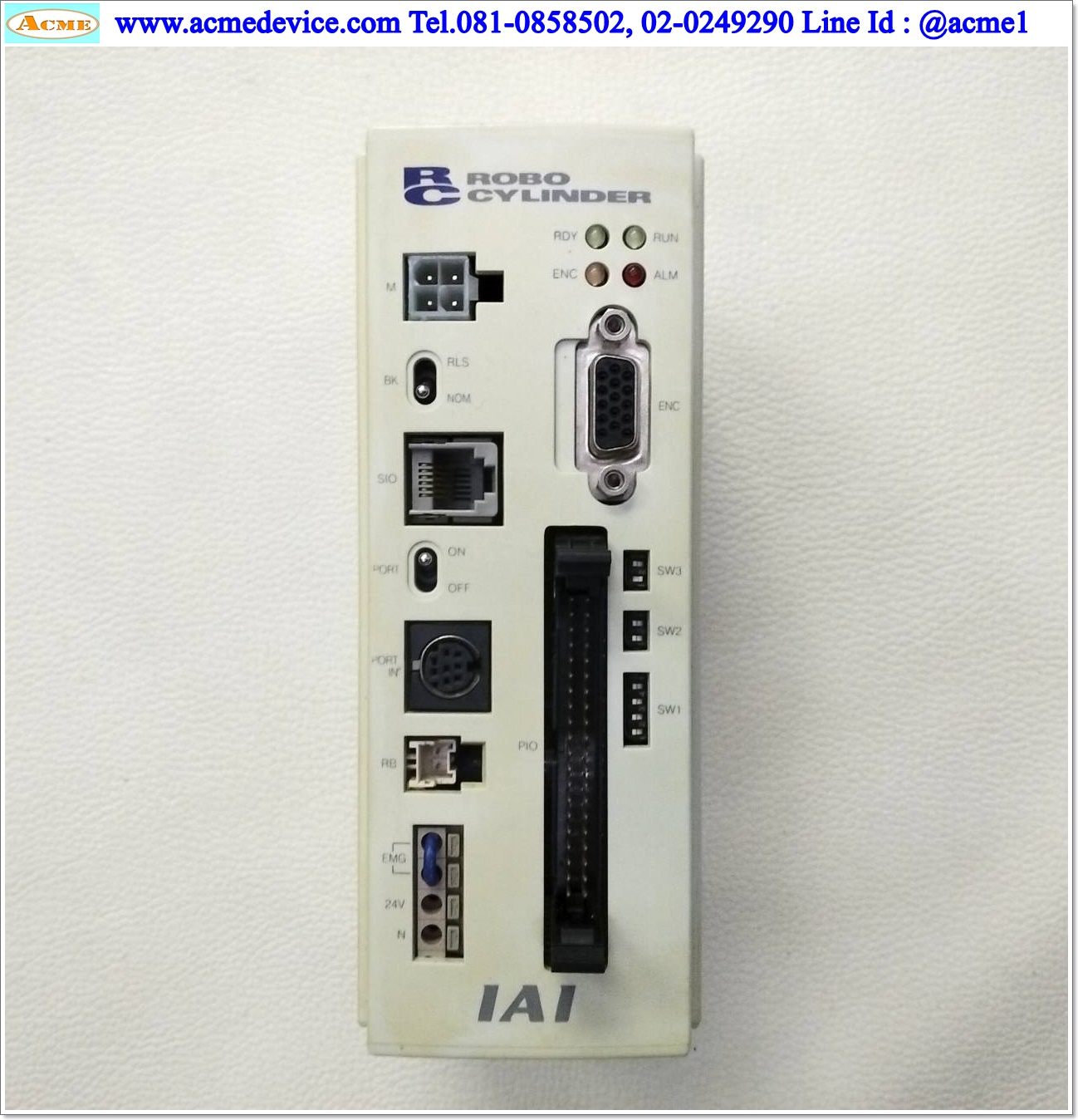 Slider IAI Drive รุ่น RCS-C-SA5-I-20-0 & RCS-SA6A-30-M-100-S, Stroke 100 mm.