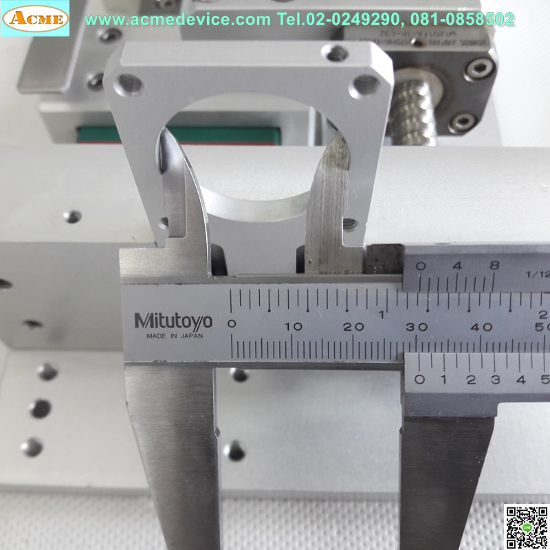 แกนสําเร็จรูป Ball Screw รุ่น W1201FA-1P-C3Z, ขนาด 145 mm x 200 mm, stroke 75 mm