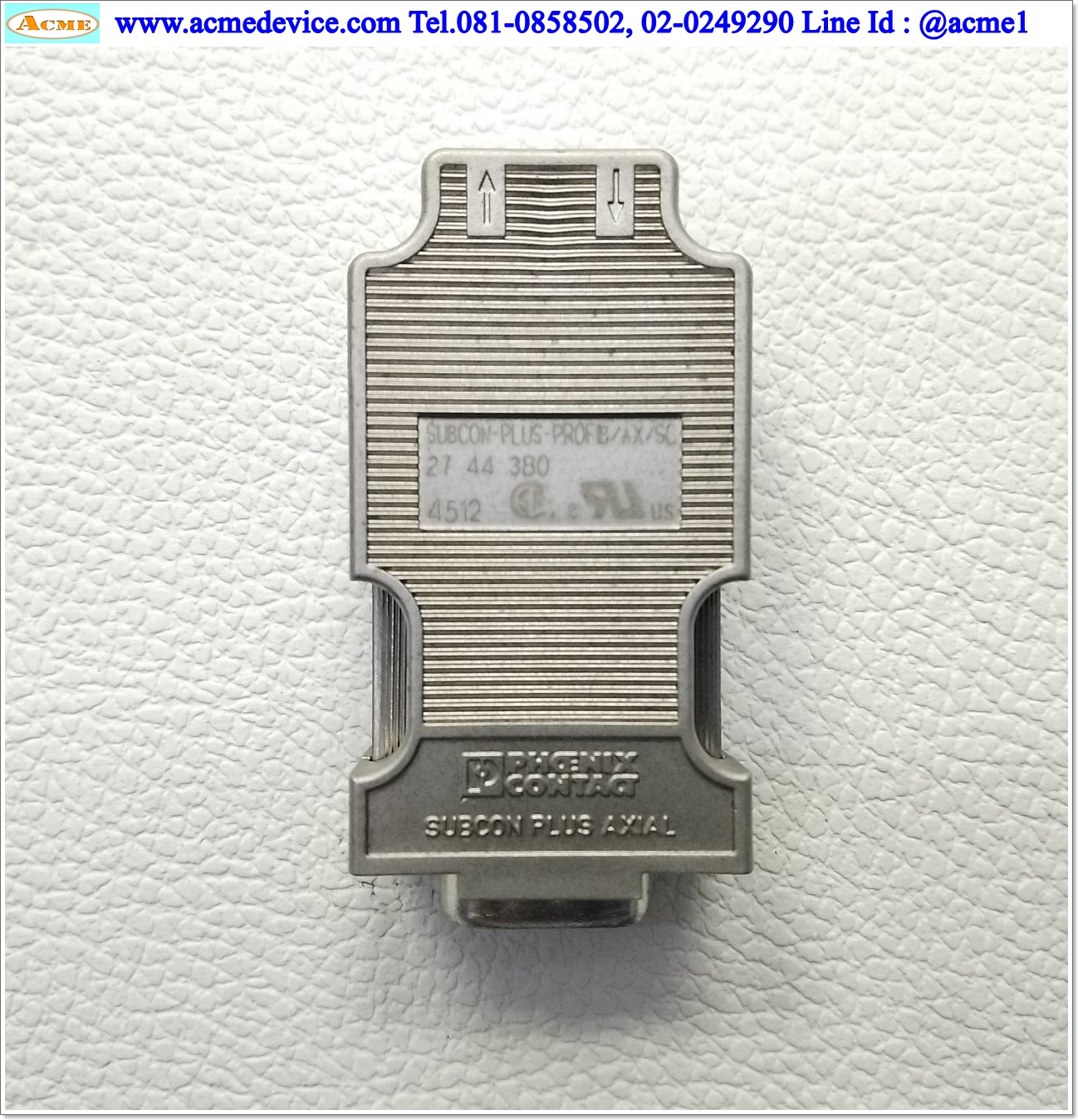 SUBCON-PLUS-PROFIB/AX/SC Phoenix Contact รุ่น 2744380, 9-pin, Sub-D Connector, Male Connector