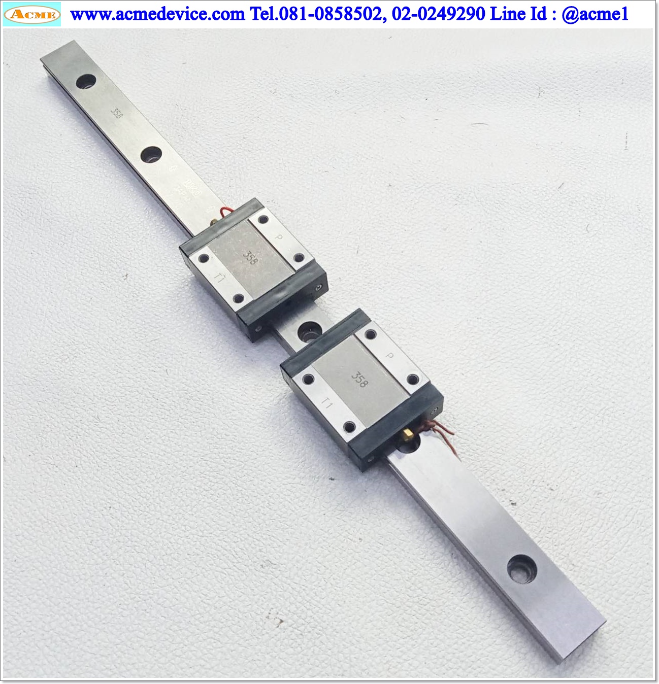 Linear Block and Rail IKO รุ่น LWL20B, รางสไลด์ขนาด 20 mm. x 360 mm. (2 Block)
