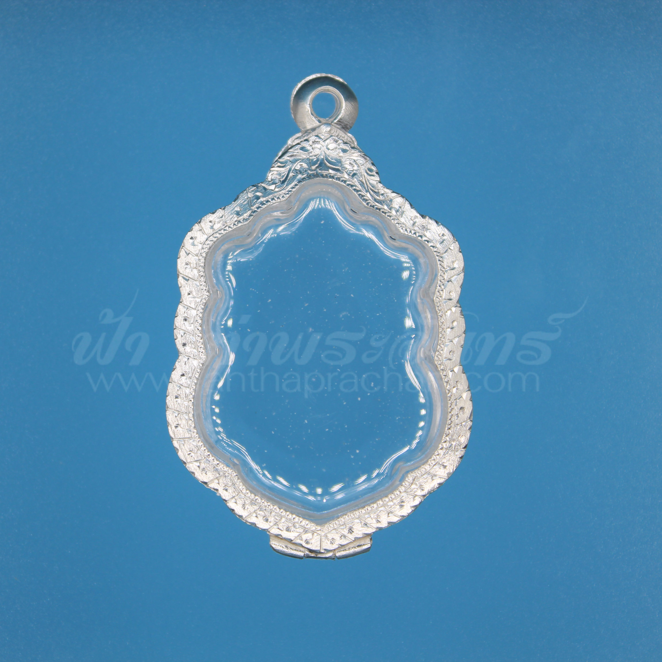 ตลับเหรียญปู่ทิม เงินแกะลาย 92.5%