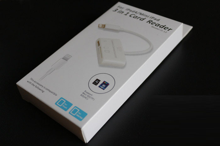 Lightning CardReader CameraKitConnects ตัวอ่านการ์ดใช้ได้กับ iPhone5/5s/6/6s/iPad4/iPad Mini