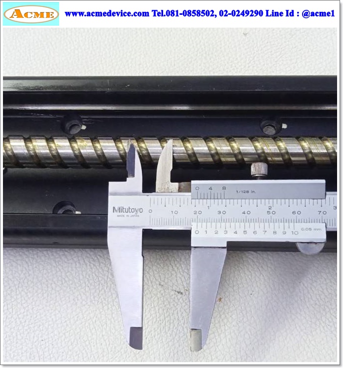 แกนสำเร็จรูป Ball Screw THK รุ่น KR45, ขนาด 80 x 1160 mm., แกนโต 15 mm., Stroke 810 mm., Pit 20 mm.