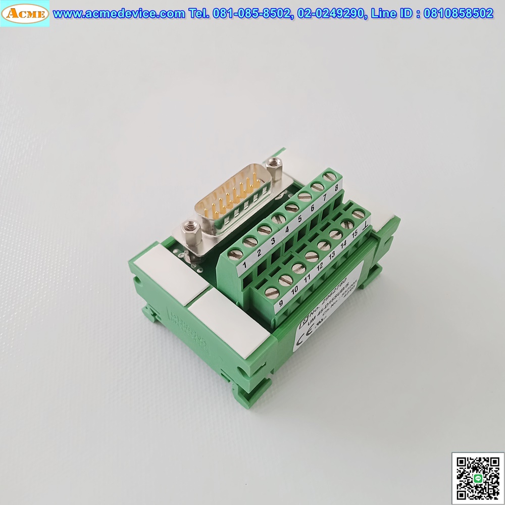 Terminal Block Phoenix Contact รุ่น UM45-D15SUB/S, 2962780