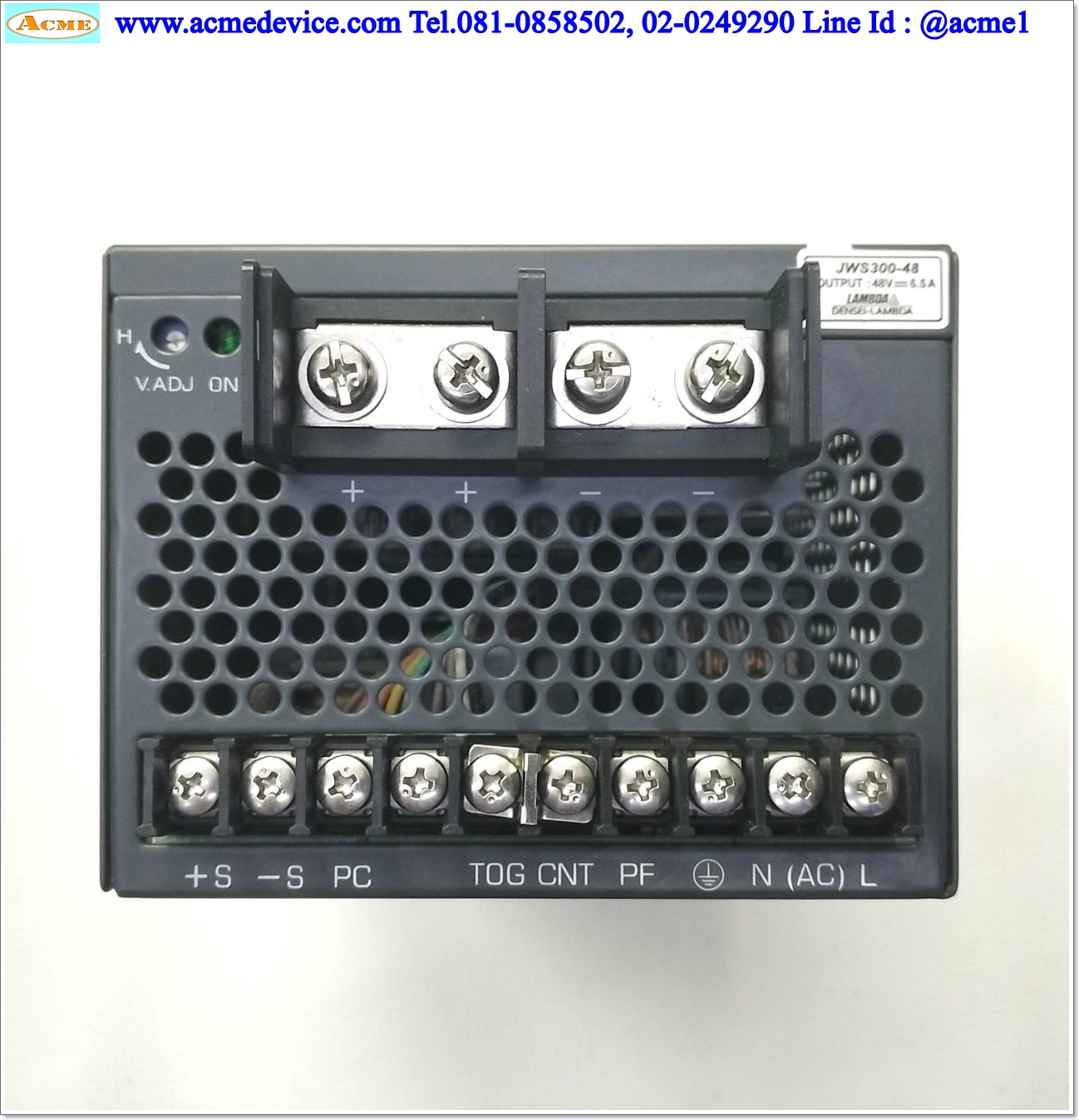 Power Supply LAMBDA รุ่น JWS300-48, 48V, 6.5A