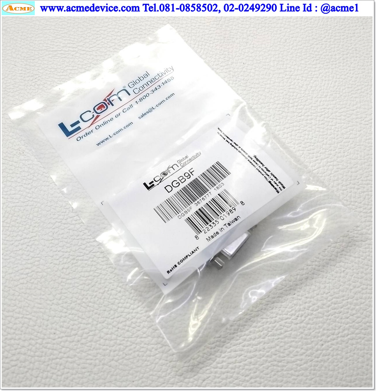 D-Sub L-COM รุ่น DGB9F, Female, DB9, 9 Pin