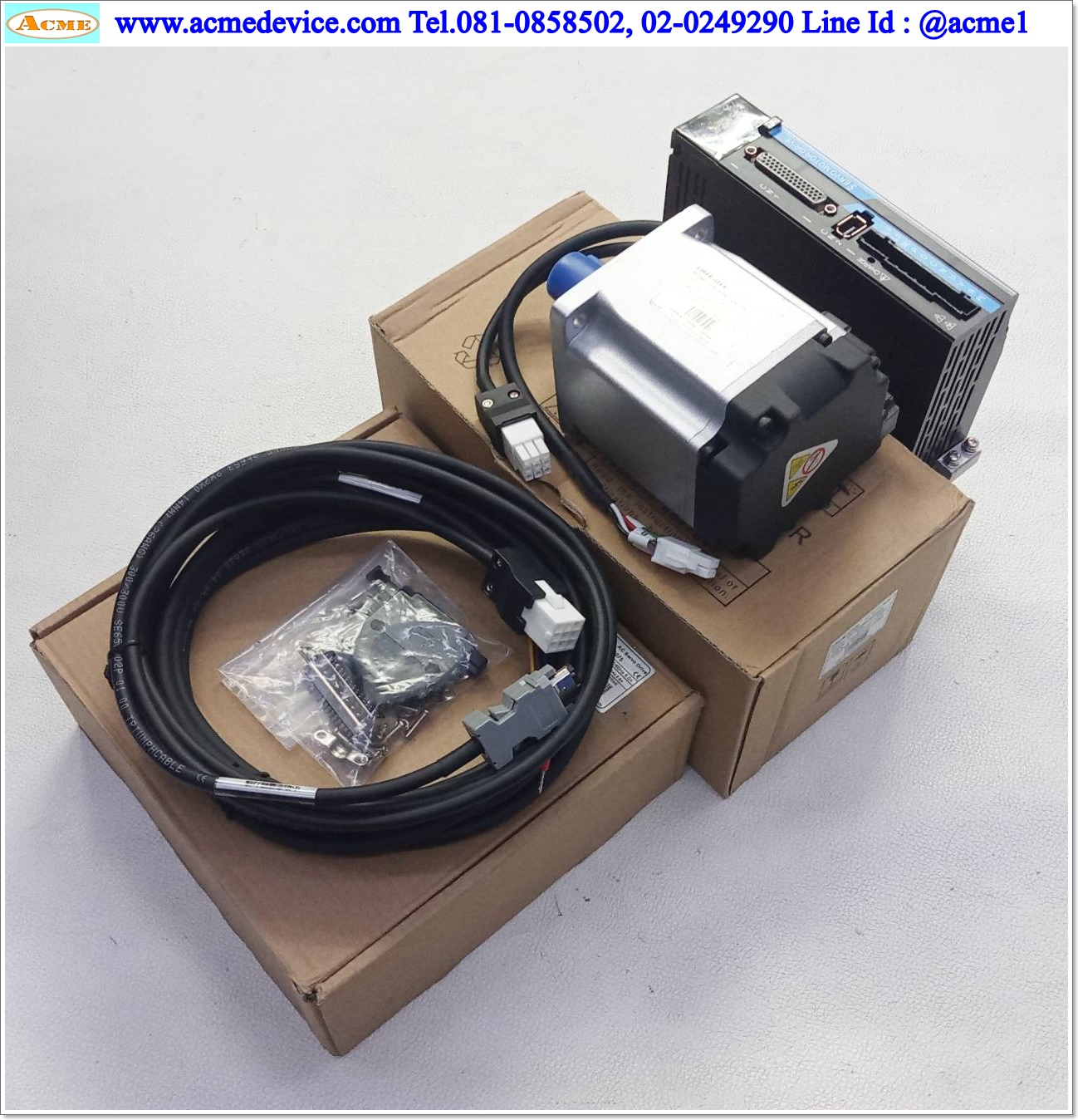 Servo Drive Emheater รุ่น EMSD5-AS075 & Motor EM-80S024N30S22, 750W