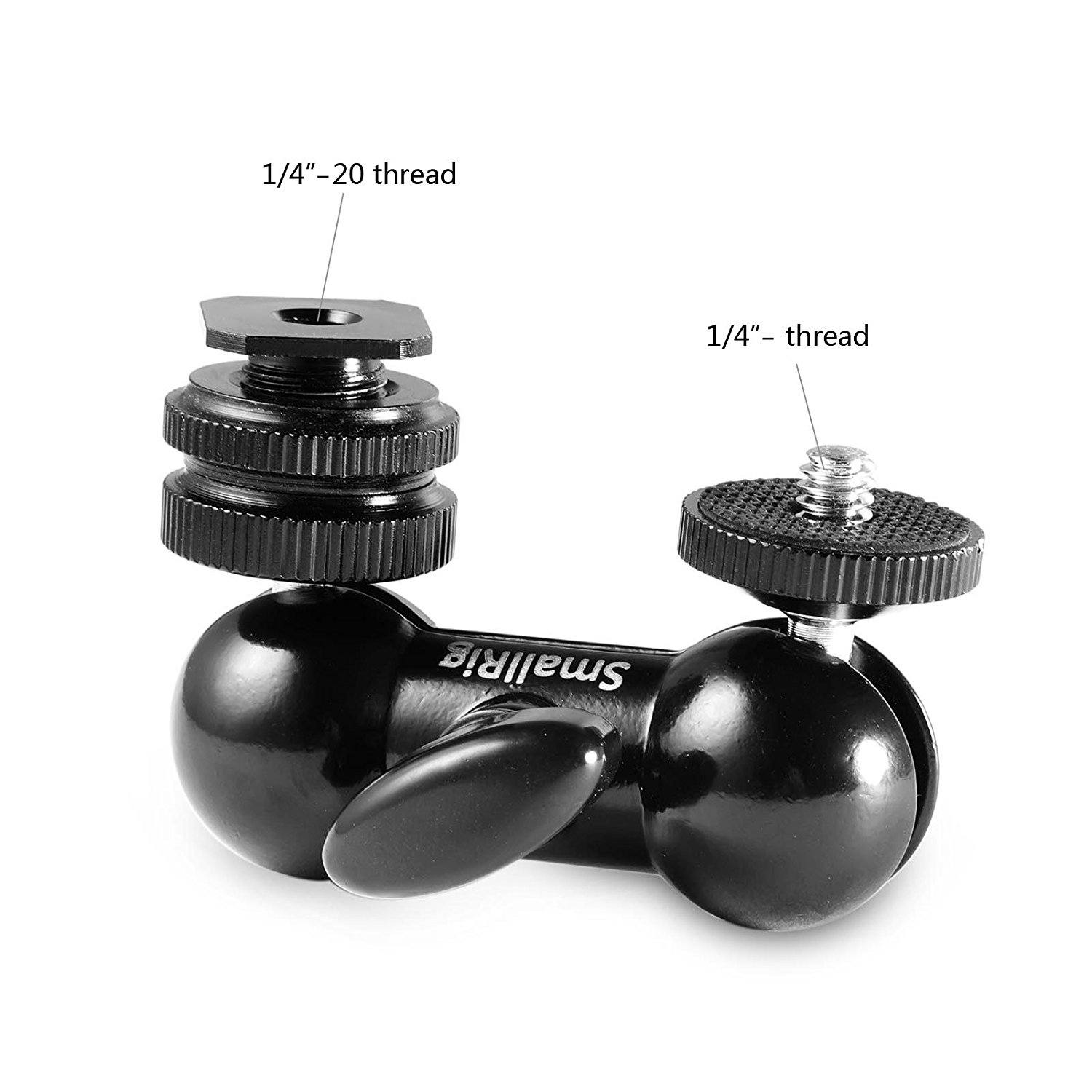 SMALLRIG® Double End Ball Head with Cold Shoe and Thumb Screw 1135 (ByOrder รอสินค้า2-3วัน)