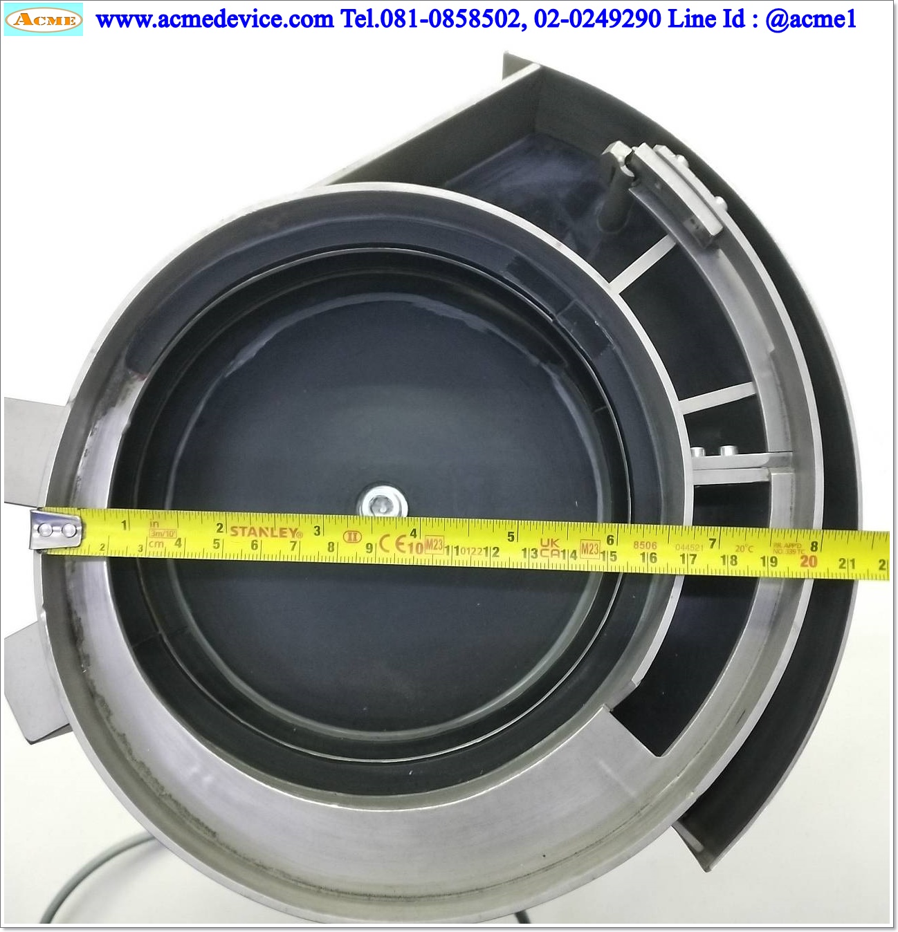 Bowl Feeder RNA รุ่น SRC-B 200-2L, ขนาด 210 x 397 mm. & Controller RLC 10-A3/65.2, 230V