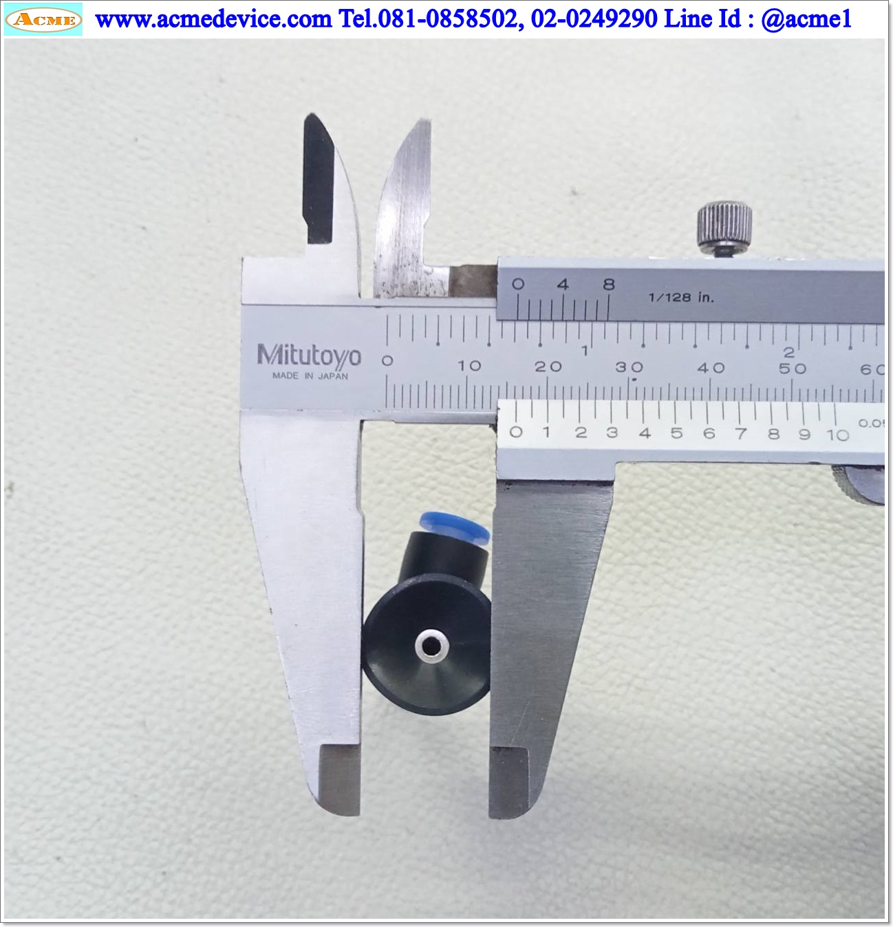 Vacuum Pad รุ่น ZPR16UN-06-A6, Pad dia 16mm, Port size 6mm