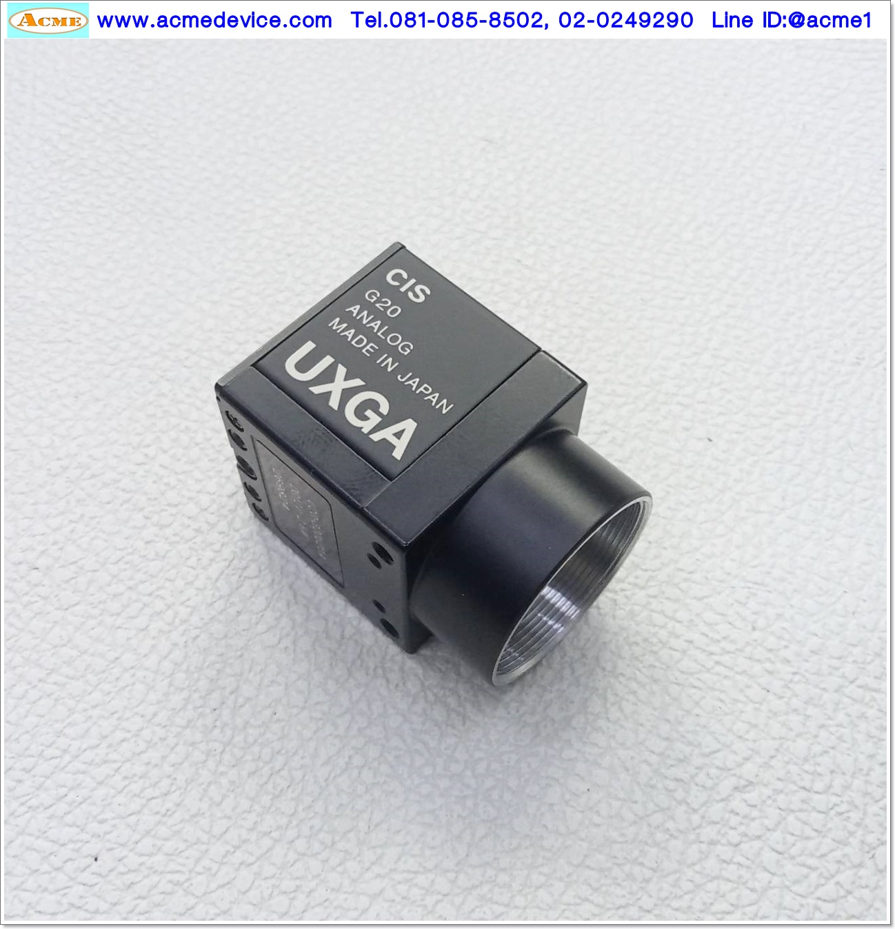 Camera CIS รุ่น VCC-G20U20A, Pixels 1628(H)×1236(V), VS Output 1Vp-p (negative sync), C Mount