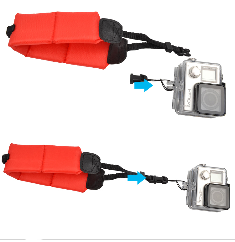 Dive Floating Hand Strap(สายคล้อข้อมือ ลอยน้ำได้) สำหรับactioncamทุกรุ่น