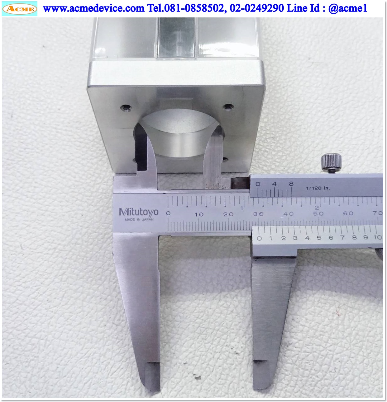 แกนสำเร็จรูป Ball Screw Yamaha รุ่น LBAS05-10-350, ขนาด 52 mm x 570 mm, Stroke 350 mm., Pit 10 mm.