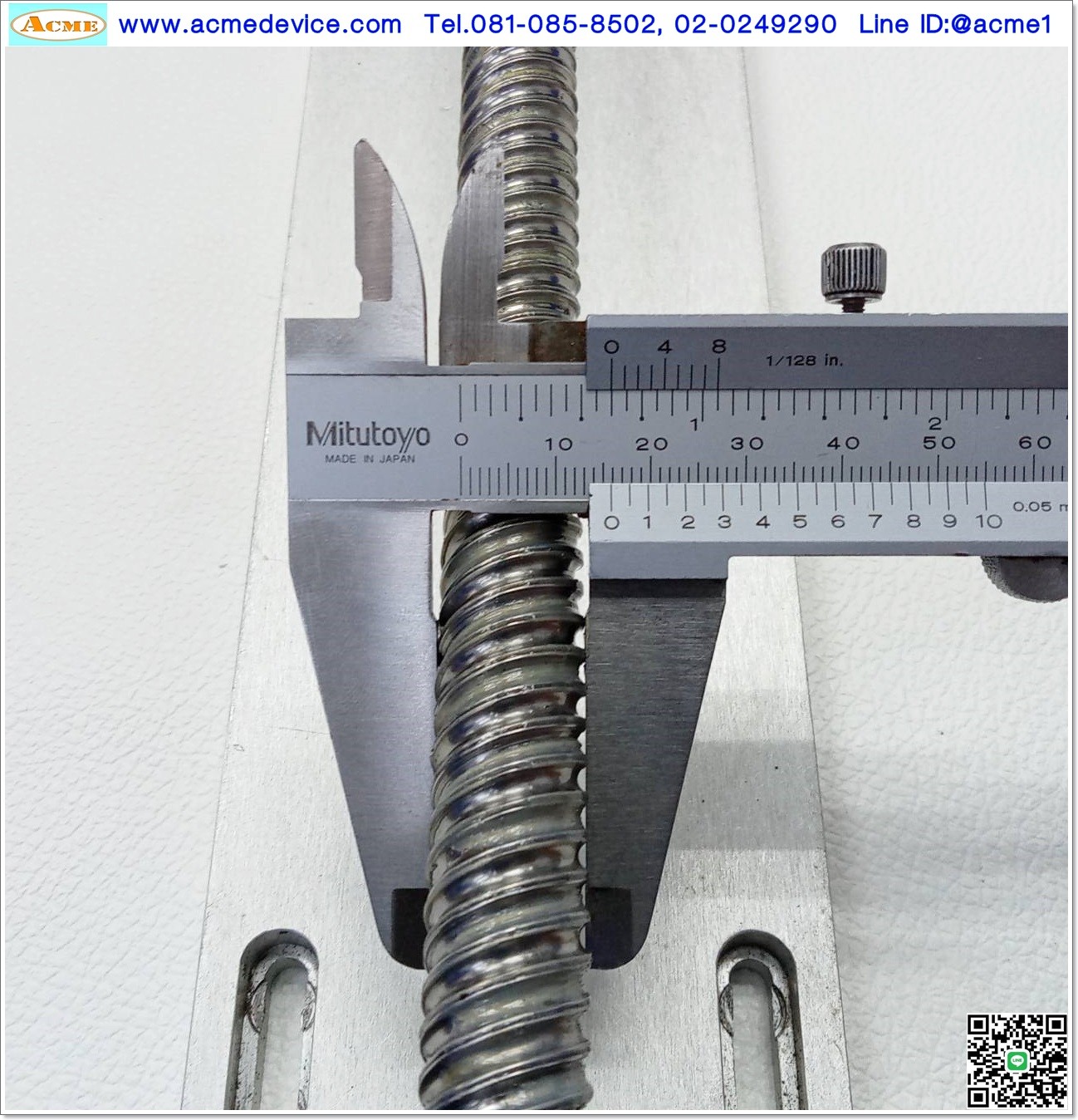 Ball Screw NSK รุ่น 1616A3, ขนาด 80 x 765 mm., แกนโต 16 mm.,Stroke 610 mm. Pit 16