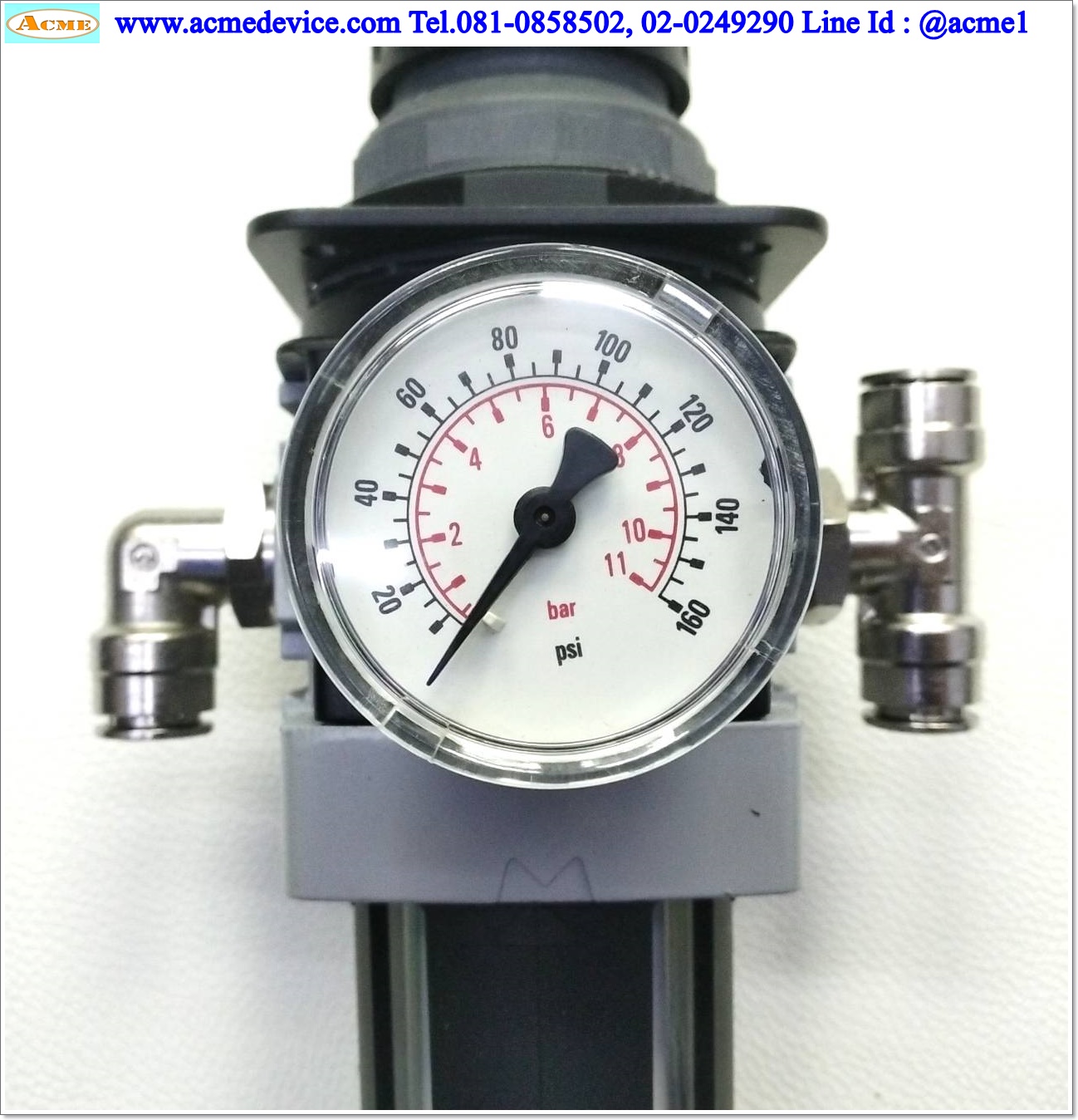 Regulater Wilkerson รุ่น B28-04-FKG0B, Range 5 - 125 psi, 1/2"