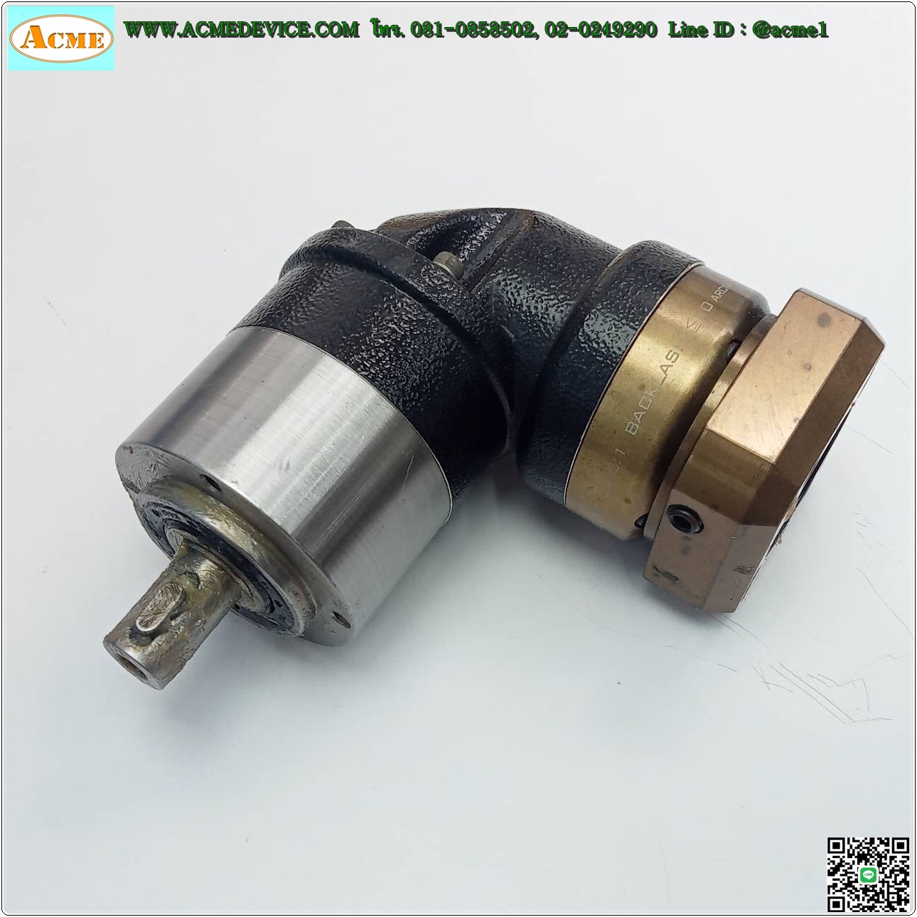 Gear Head APEX รุ่น AER050, Ratio 5:1 (เพลาเข้า 8 mm., ออก 12 mm.), for 100W