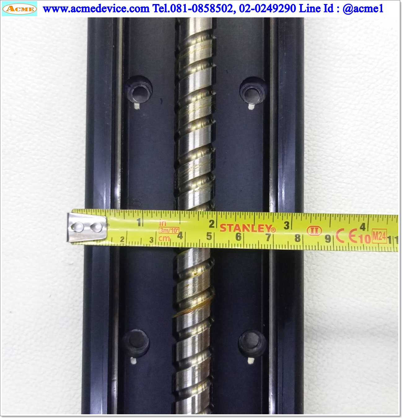 แกนสำเร็จรูป Ball Screw THK รุ่น KR45, ขนาด 80 x 1160 mm., แกนโต 15 mm., Stroke 810 mm., Pit 20 mm.