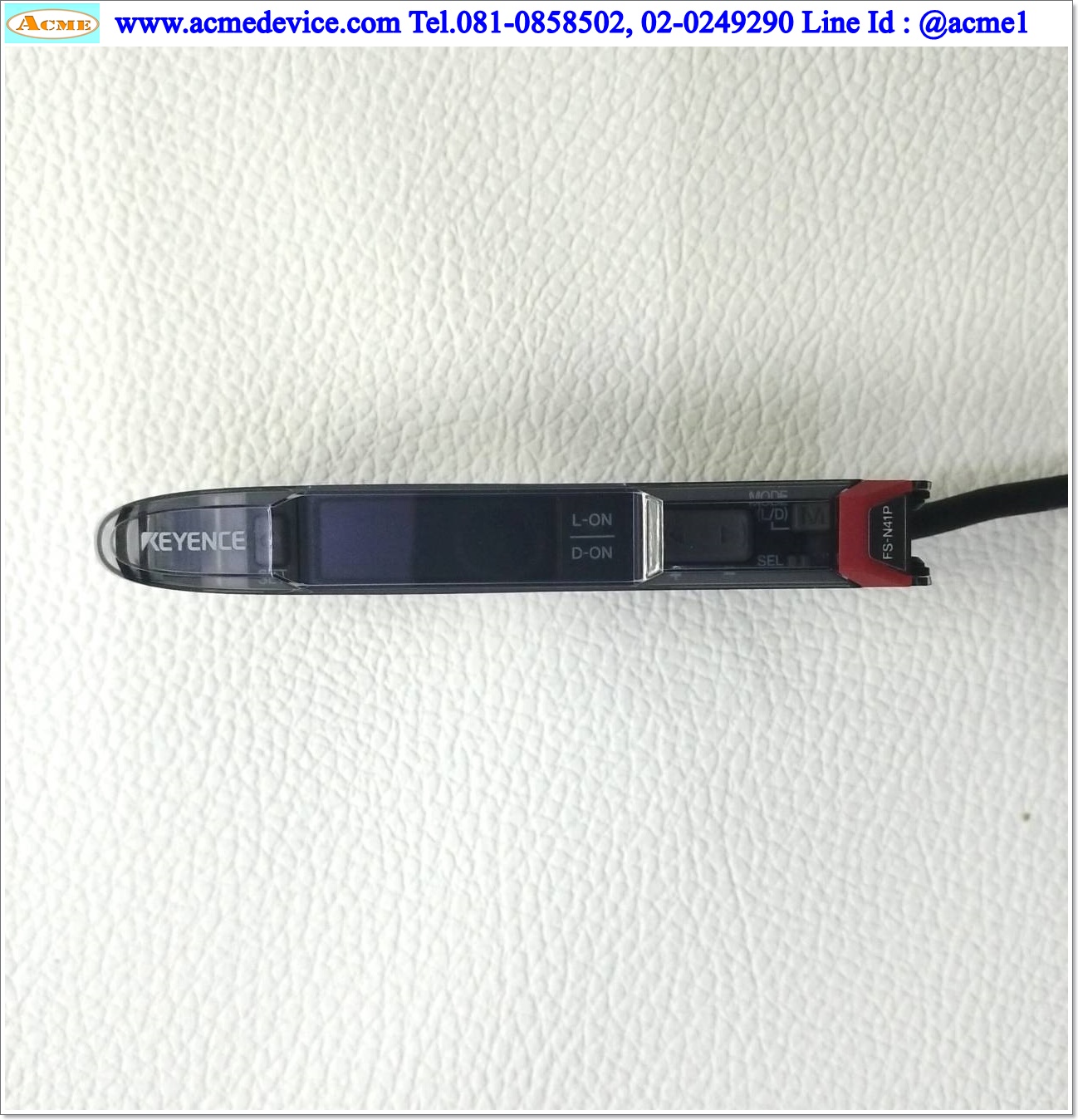 Fiber Amp Keyence รุ่น FS-N41P, PNP (มีฝาปิด)