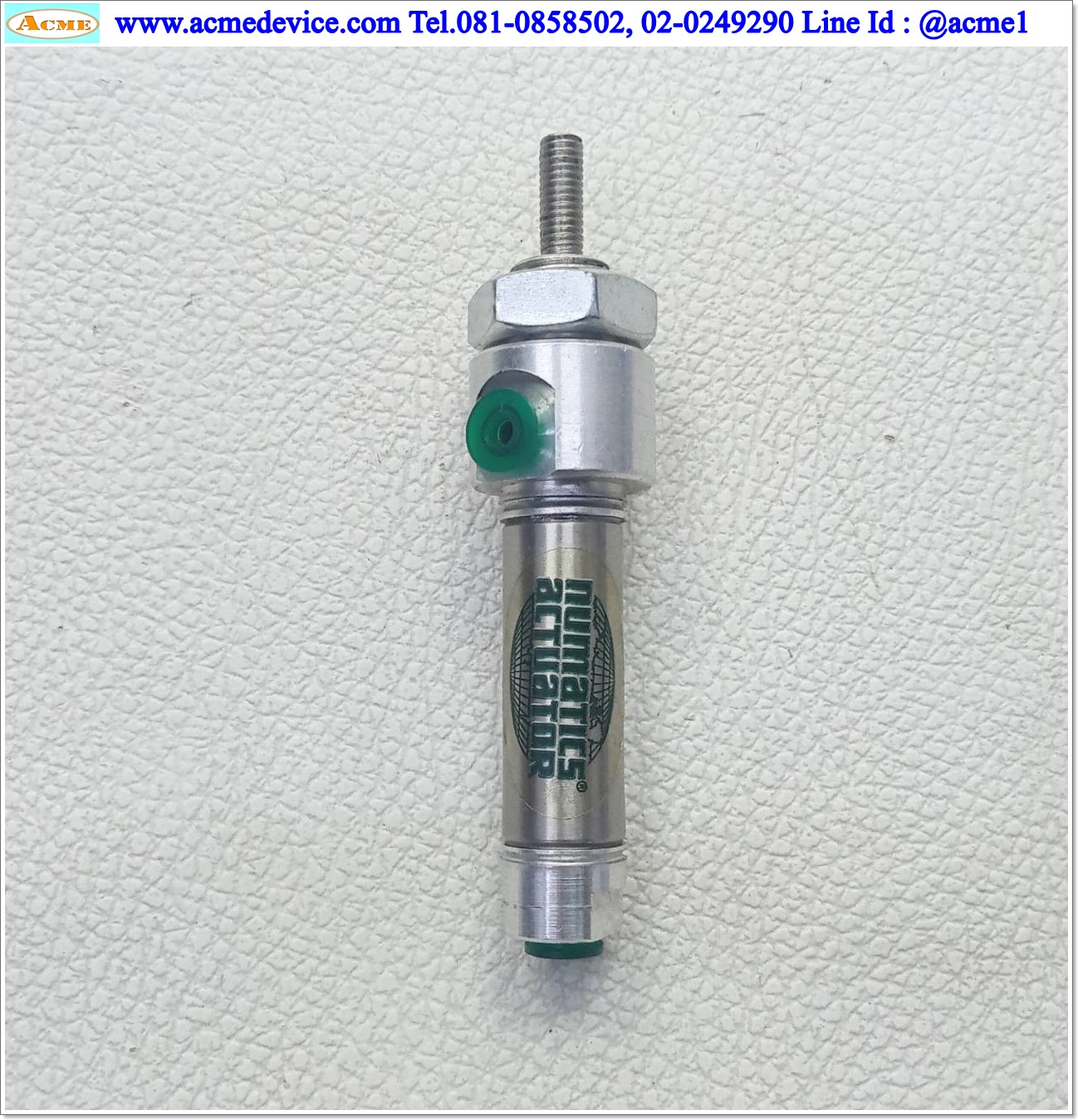 Air Cylinder Numatics รุ่น 0438D01-00I, Bore 7/16", Stroke 1/2"