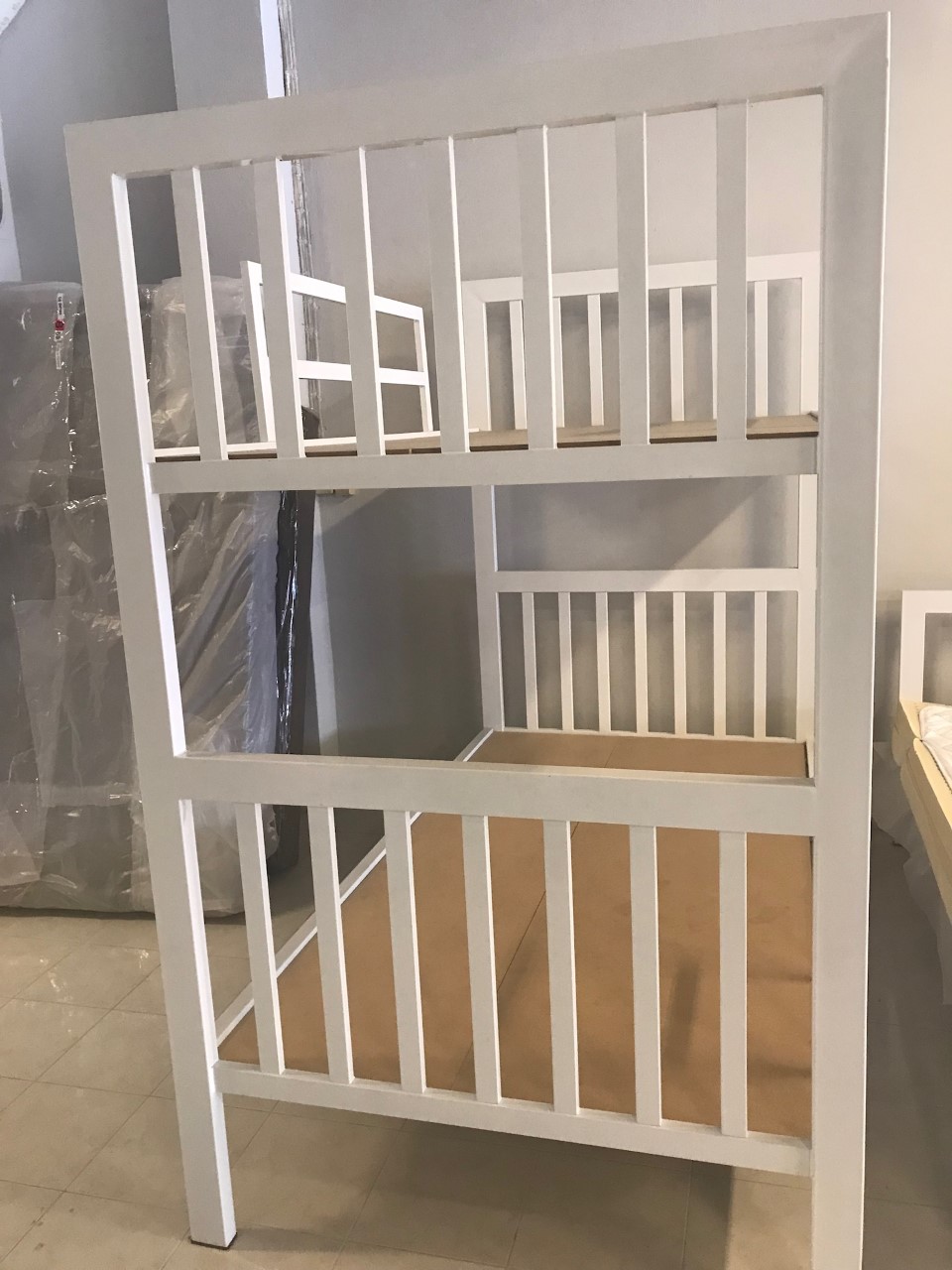 เตียงเหล็ก 2 ชั้น เหล็กหนา 3'' มีทั้งขนาด 3 ฟุต หรือ 3.5 ฟุต