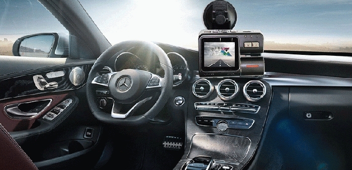 กล้องติดกระจกรถยนต์ HD1080P หมุนได้ 340องศา (Anti-Shake)