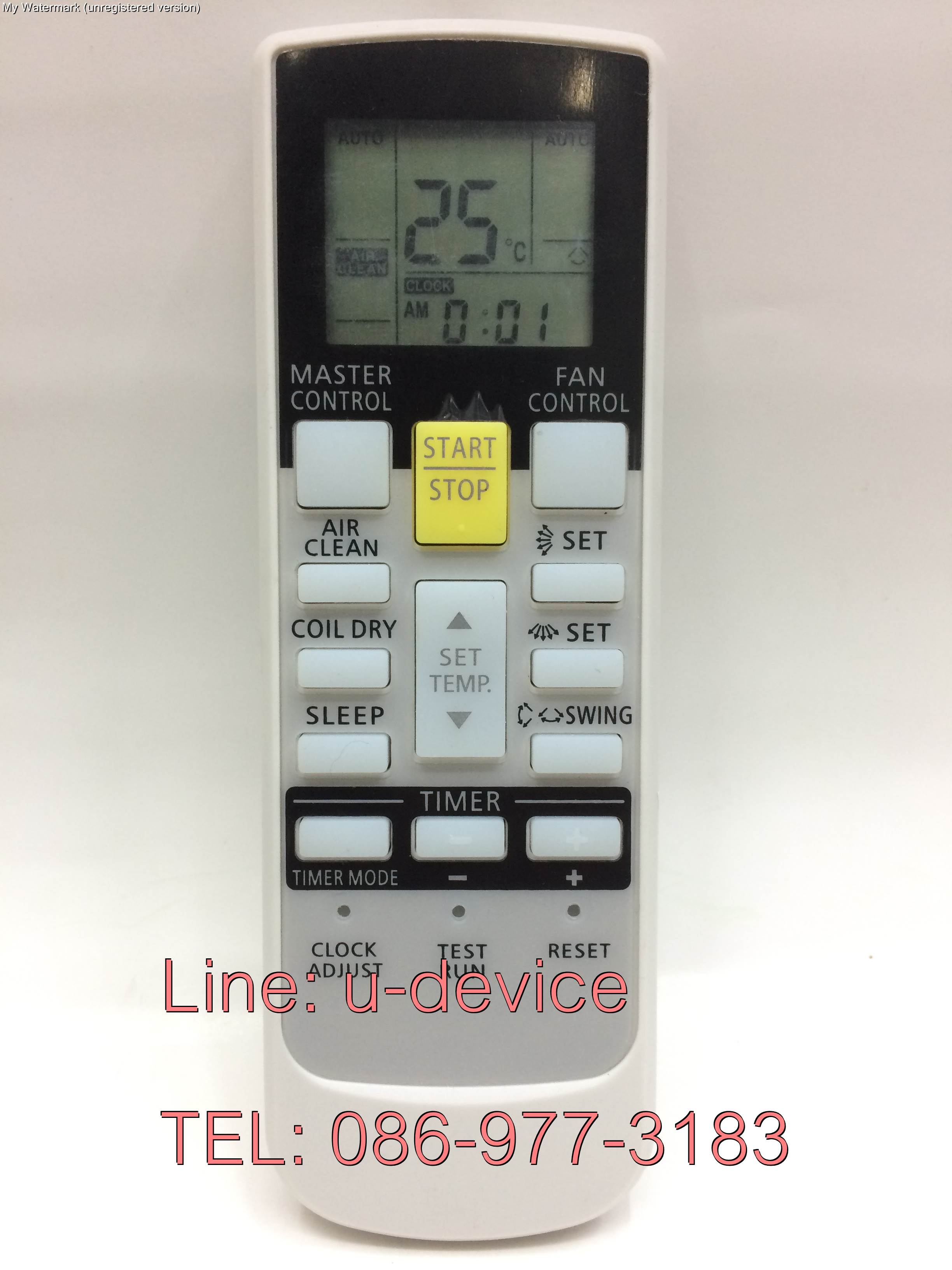 รีโมทแอร์ Fujitsu รุ่น RY12