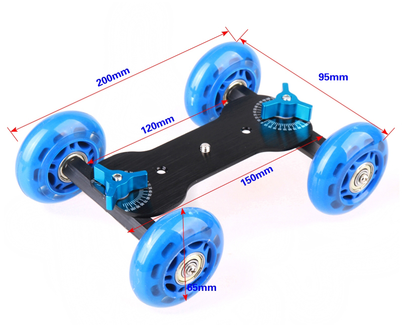 ล้อสเก็ต Dolly Skater สำหรับกล้อง DSLR เหมาะสำหรับถ่ายวีดีโอ