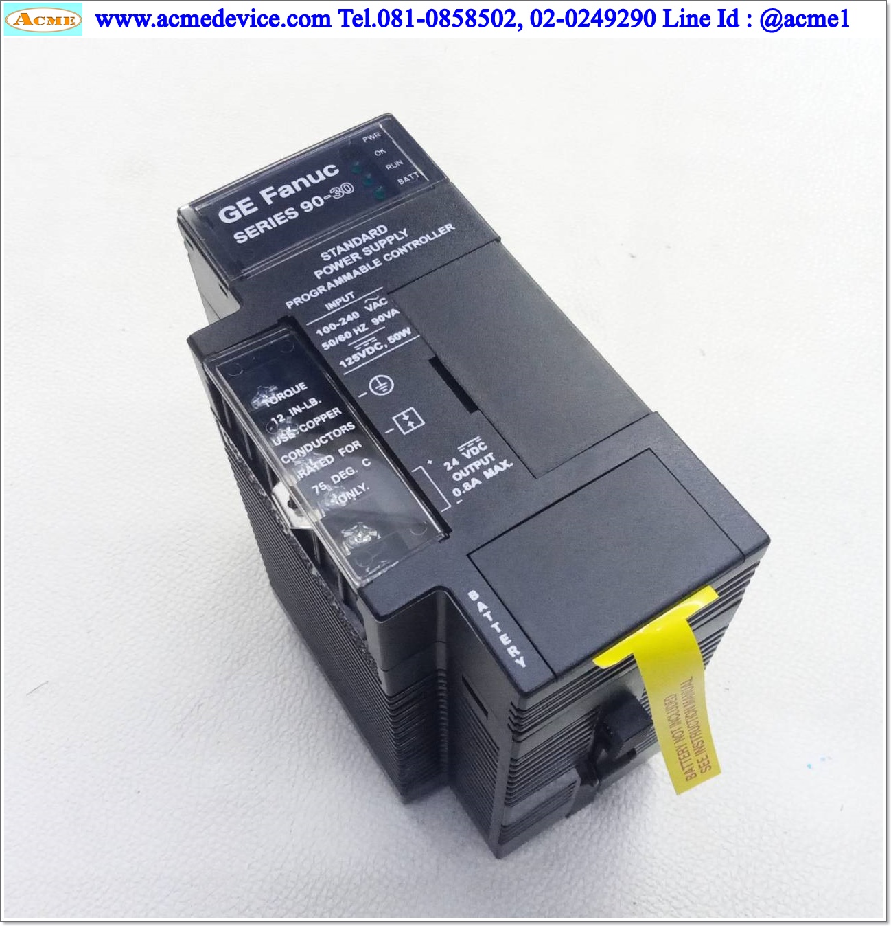 PLC GE FANUC รุ่น IC693PWR321Y, Power Supply Unit
