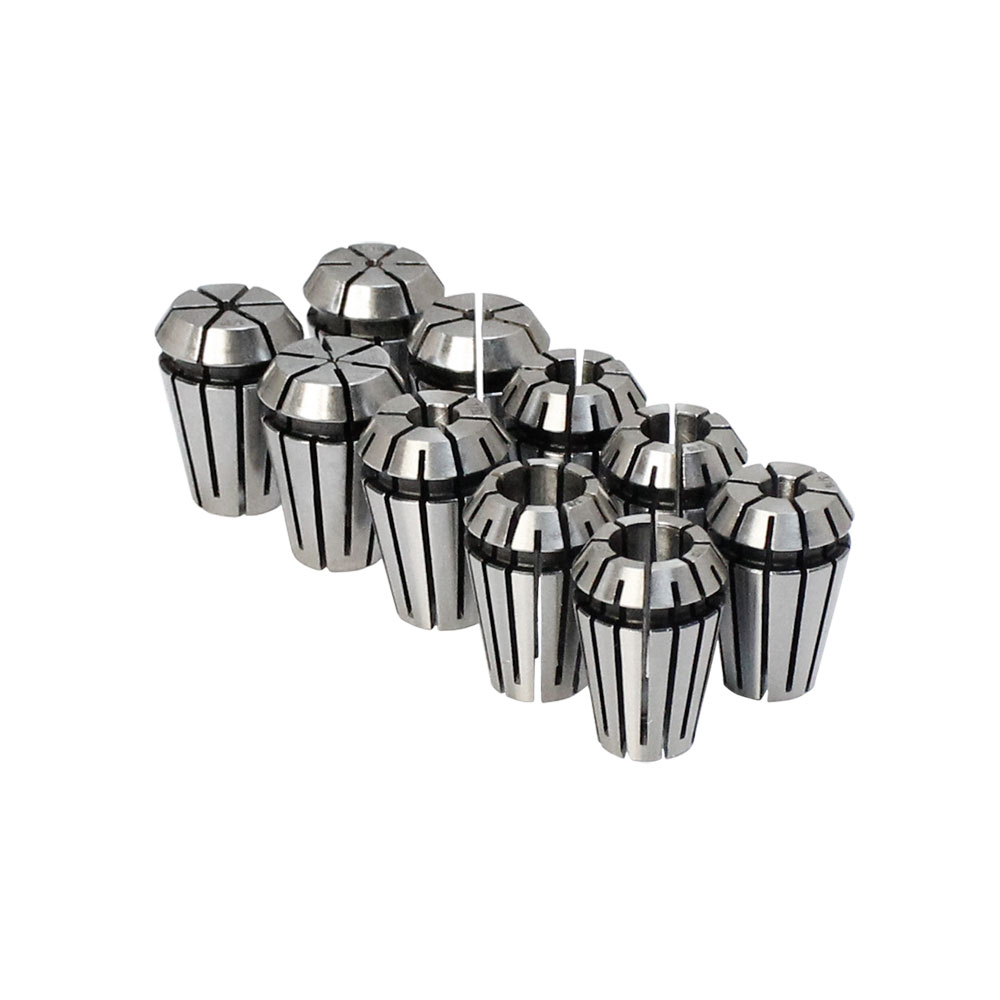 ชุดหัวคลอเลต ER16 10 ชิ้น 10 PCS ER16 HSS Spring Collet Set for CNC Milling Engraving Machine Lathe Tool