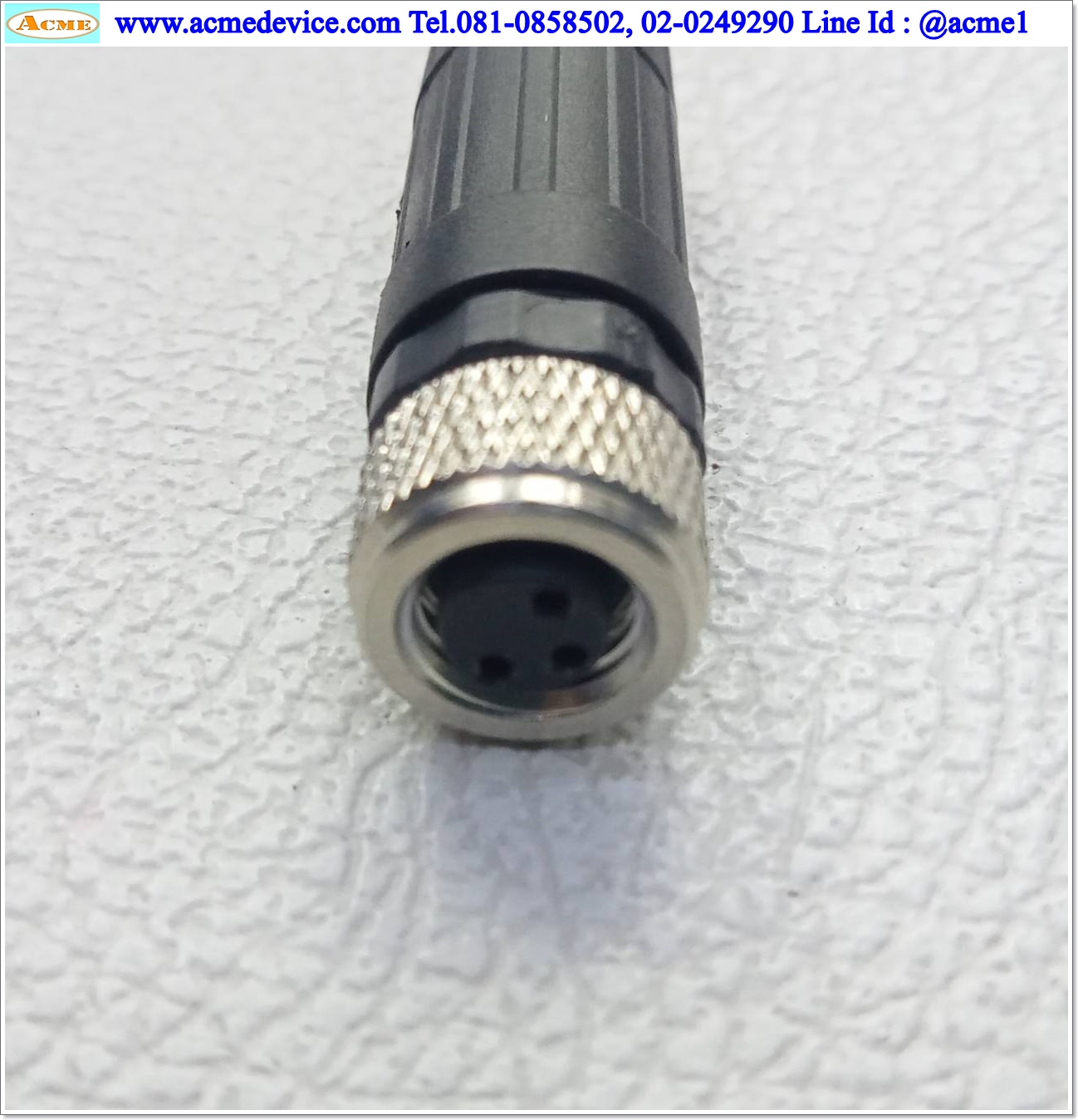 Waterproof Connector M8, 3 Pin, (ตัวเมีย)