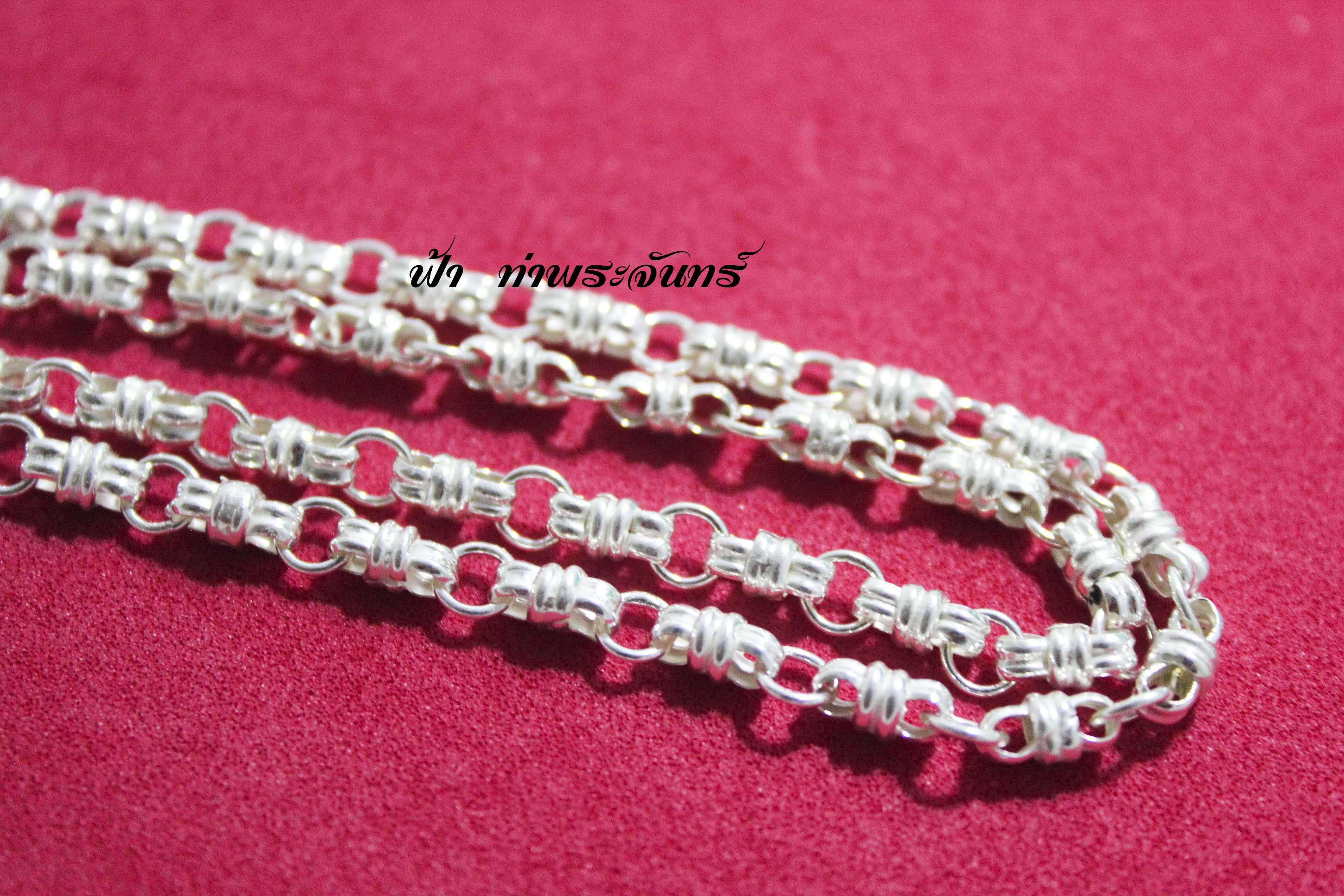 สร้อยคอลายโบว์ เงิน