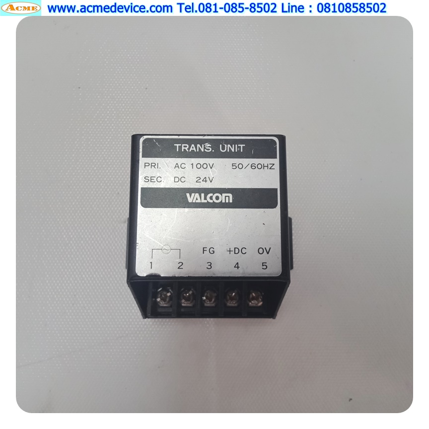 Power Supply VALCOM รุ่น TUC-100-24, Output 24V, Power Input 100Vac