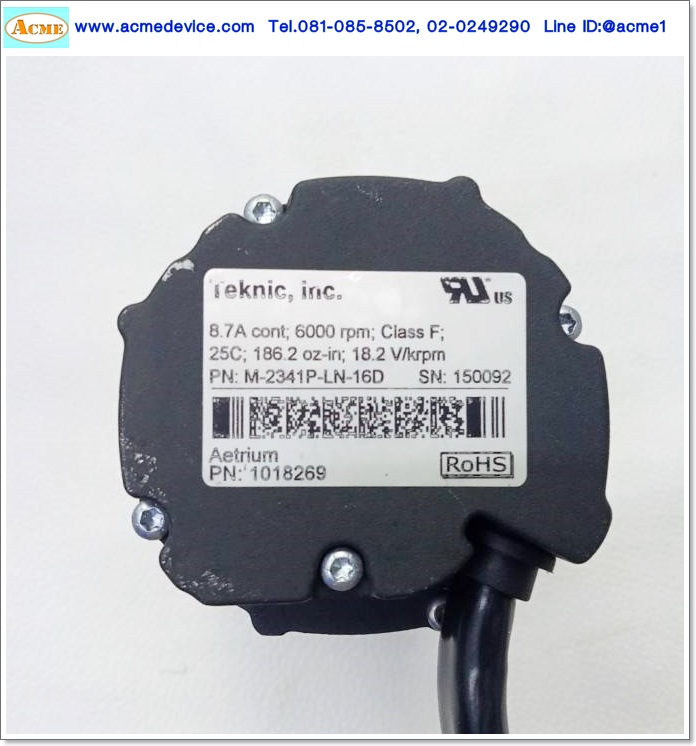 Servo Drive Teknic รุ่น SST-E545-RCX-4-2-D & Motor M-2341P-LN-16D, 20-90 VDC