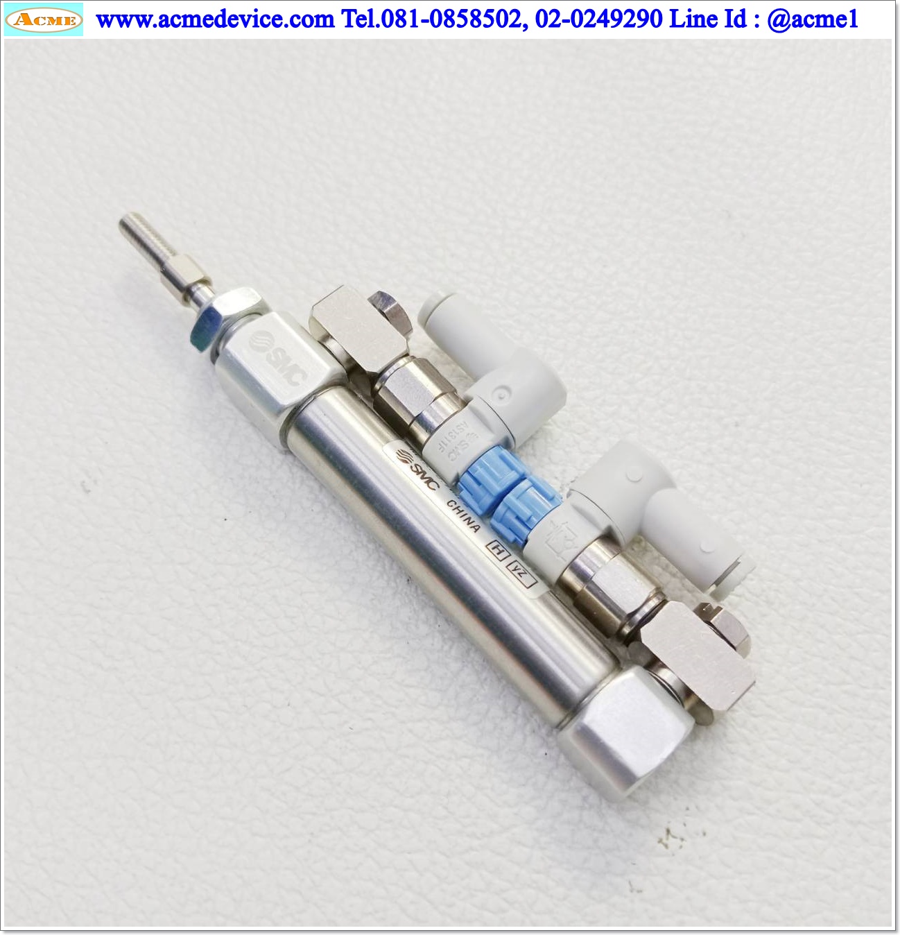 Air Cylinder SMC รุ่น CJ2B10-25Z, Bore 10 mm., Stroke 25 mm.