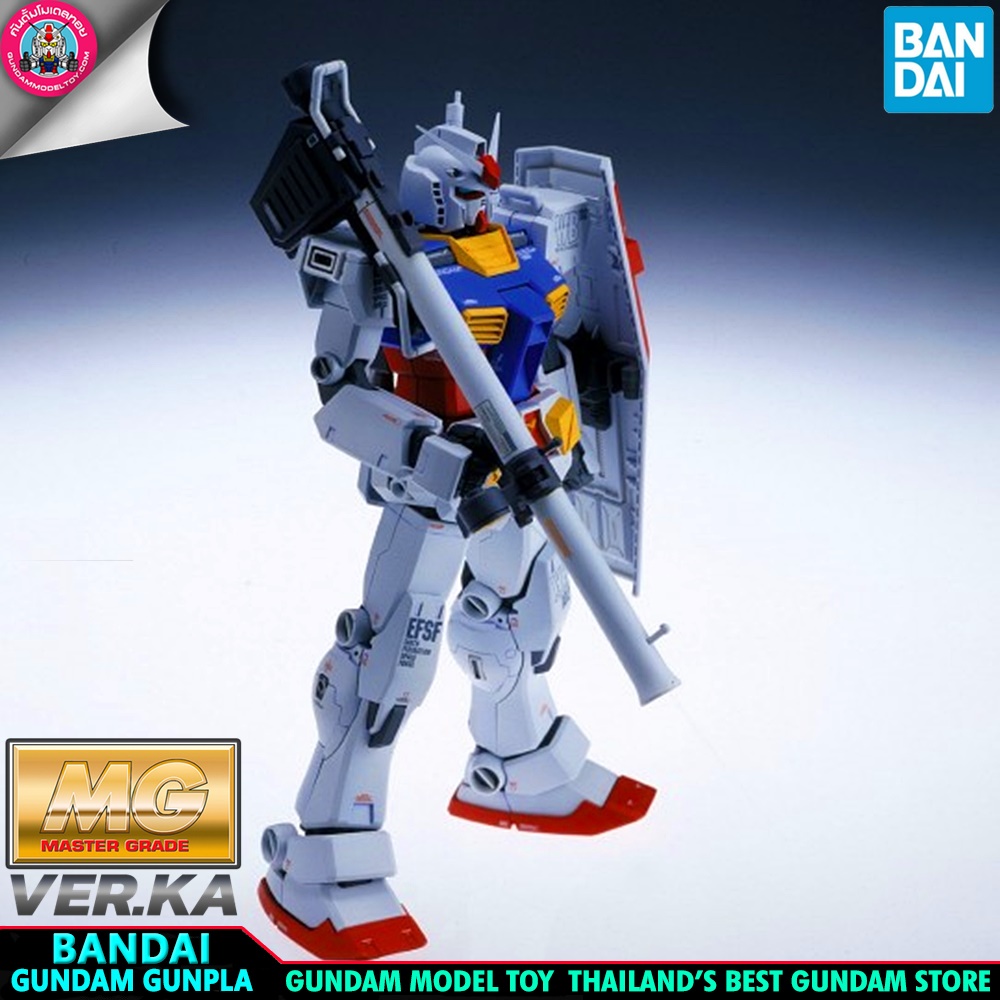 BANDAI GUNPLA MASTER GRAGE MG 1/100 RX-78-2 GUNDAM VER KA โมเดล กันดั้ม กันพลา GundamModeltoy