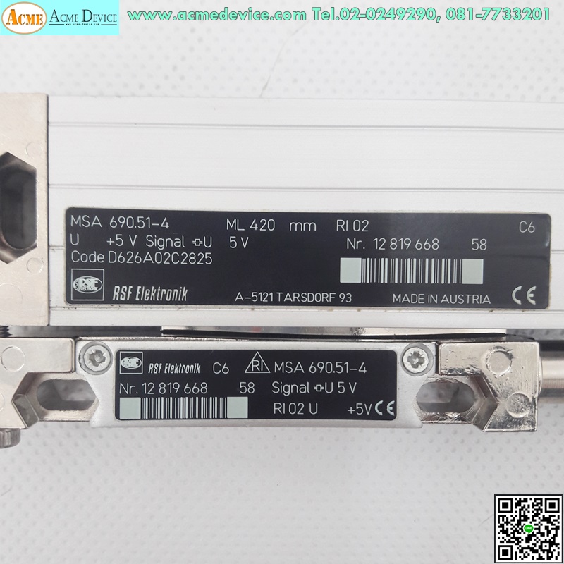 Linear Scale RSF Elektronik รุ่น MSA 690.51-4, ML 420 mm., 5V (มือสอง)