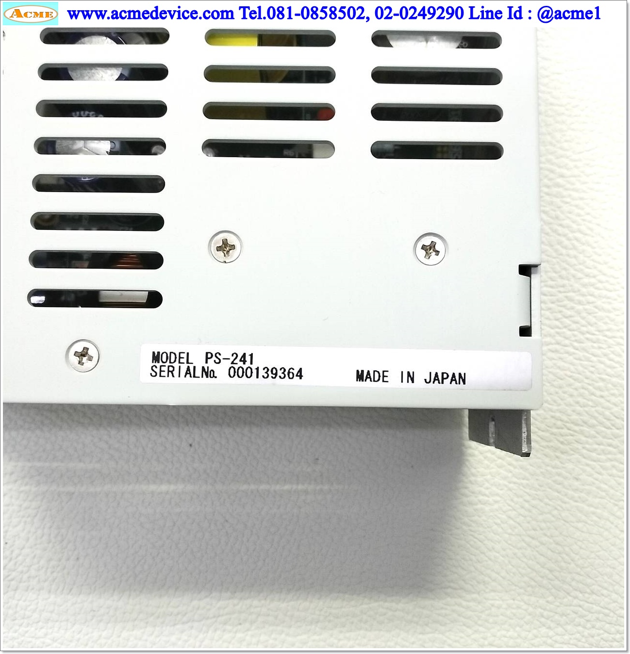 Power Supply IAI รุ่น PS-241, Output 24V, 8.5A, 204W, Power Input 100Vac