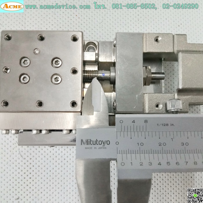 แกนสําเร็จรูป Ball Screw Misumi รุ่น XYMSG413-RA5PAP, ขนาด 40 mm x 100 mm, Stroke 16 mm, Pit 2 mm