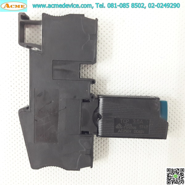 Breaker 1P Phoenix Contact รุ่น TCP-3.0A + Socket ST 4-FSI/C
